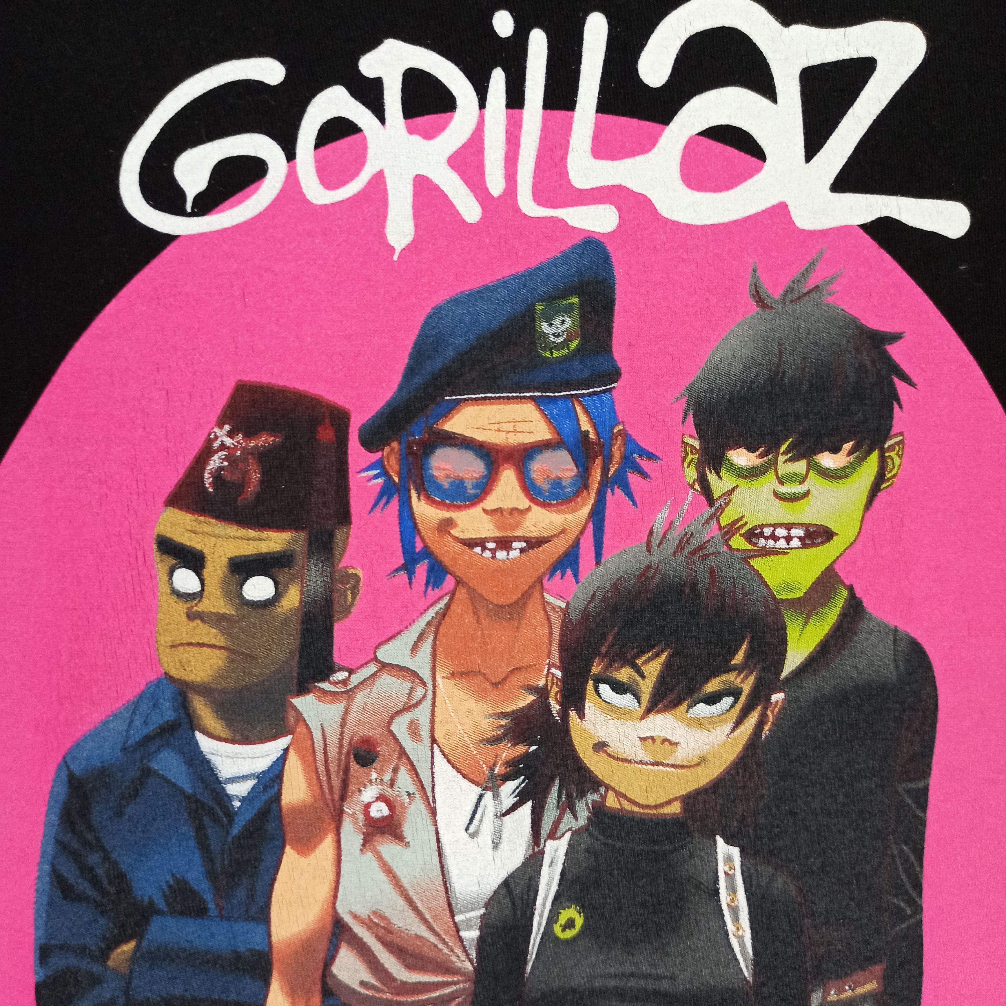 Band Tees 🔥STEALS🔥 Rare Gorillaz Band Promo Tshirt Size US L / EU 52-54 / 3 - 4 Thumbnail