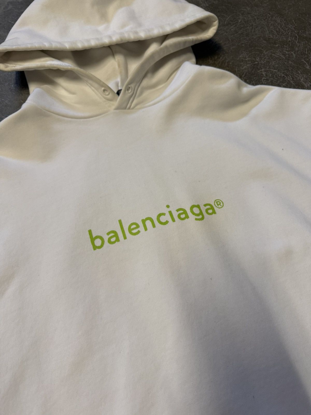 Balenciaga Balenciaga Logo Hoodie Size US L / EU 52-54 / 3 - 2 Thumbnail