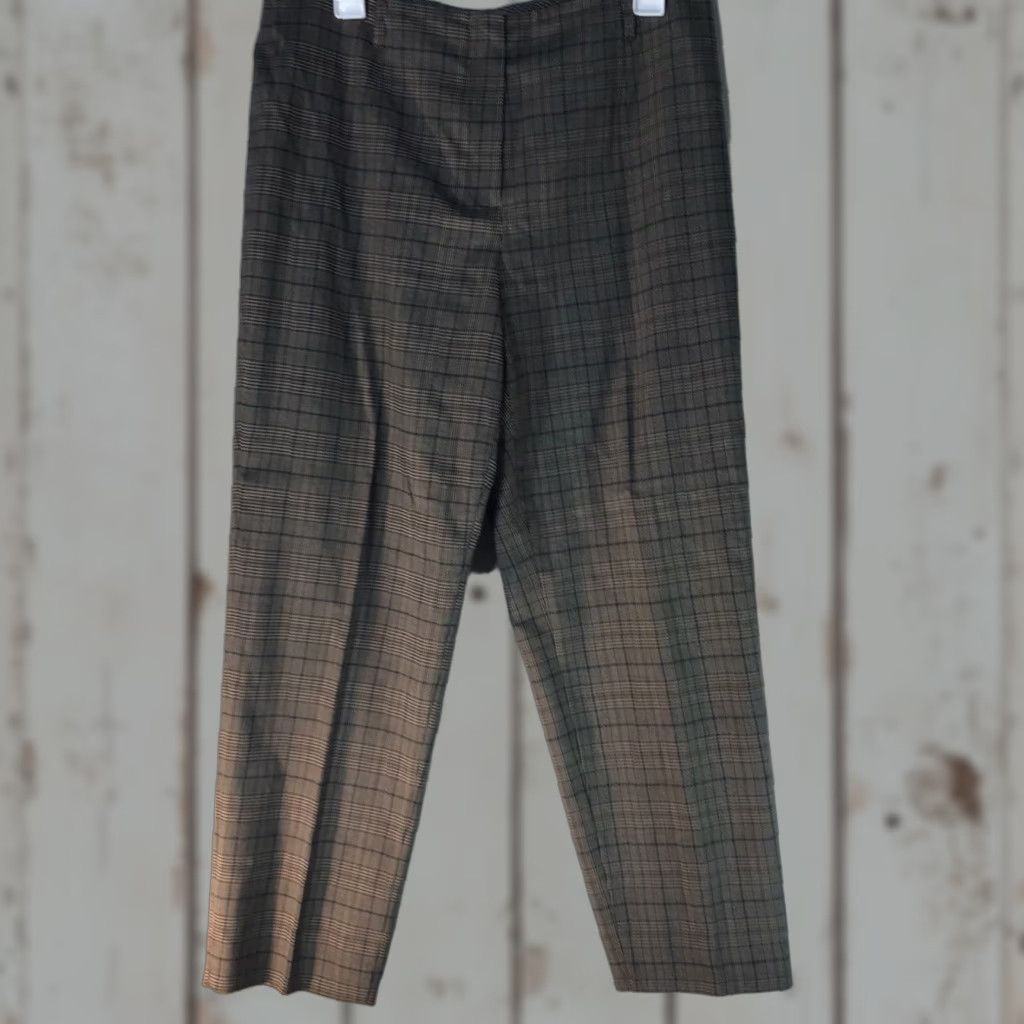 Talbots Talbots Petites Plaid Dress Pants Womens Size 12 Stretch Multicolor Modern Workwear Size 34" / US 12 / IT 48 - 1 Thumbnail