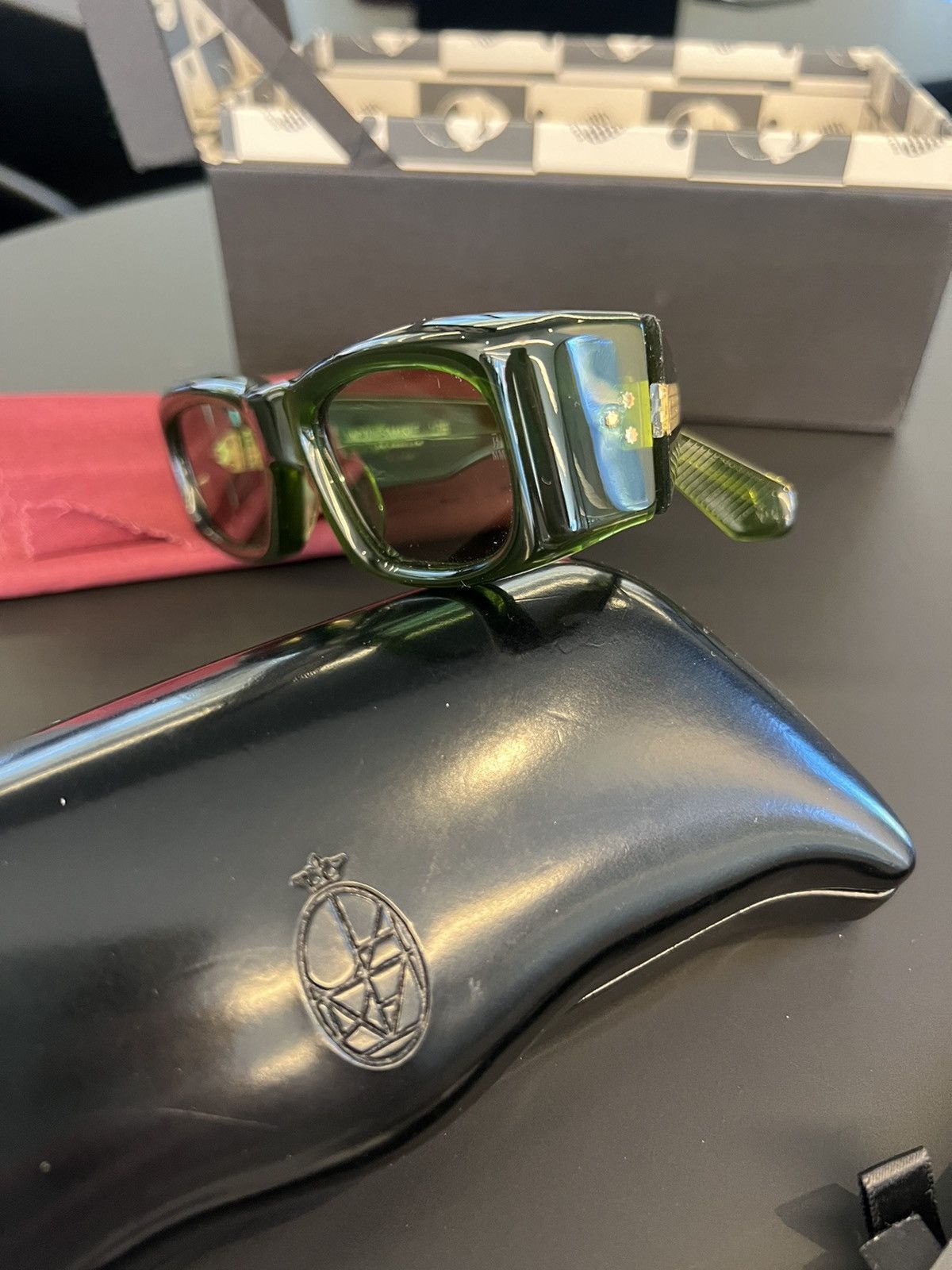 Enfants Riches Deprimes × Jacques Marie Mage Enfant Riches Deprimes The Upsetter Sunglasses Size ONE SIZE - 10 Thumbnail