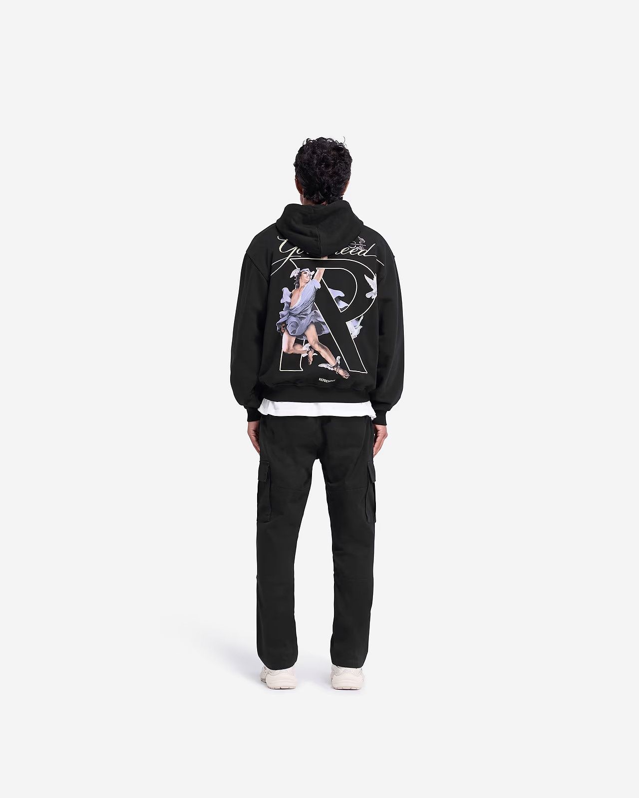 Represent Clo. o1mle1125 Hermes Zip Hoodie in Black Size US XXL / EU 58 / 5 - 8 Thumbnail