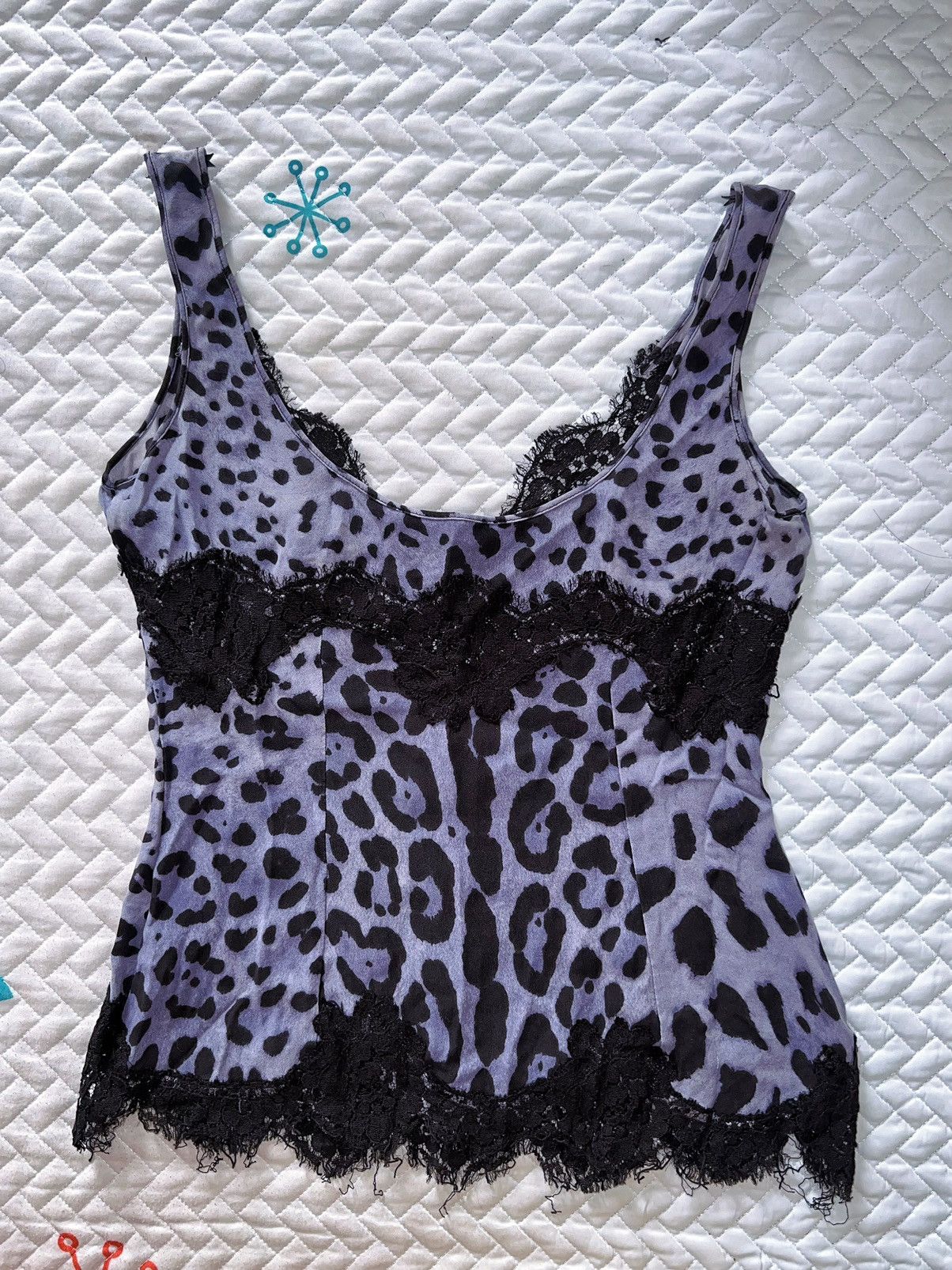 Dolce & Gabbana Dolce & Gabbana leopard silk lace camisole🐆 Size XS / US 0-2 / IT 36-38 - 3 Thumbnail