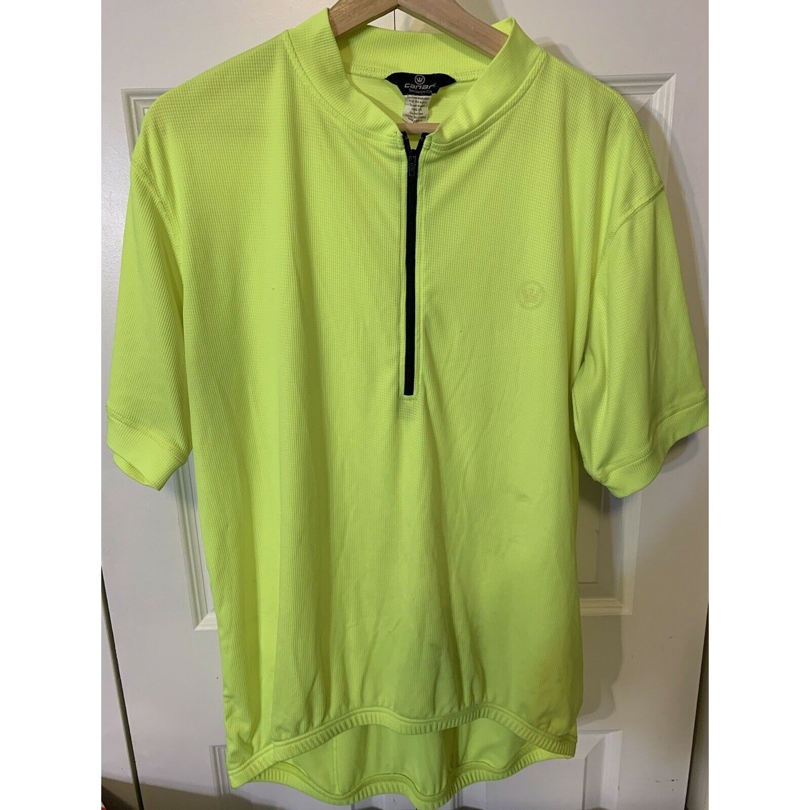 Canari Canari Bike Jersey Cycling Bib Shirt Neon Yellow Men’s Sz XL Size US XL / EU 56 / 4 - 5 Thumbnail