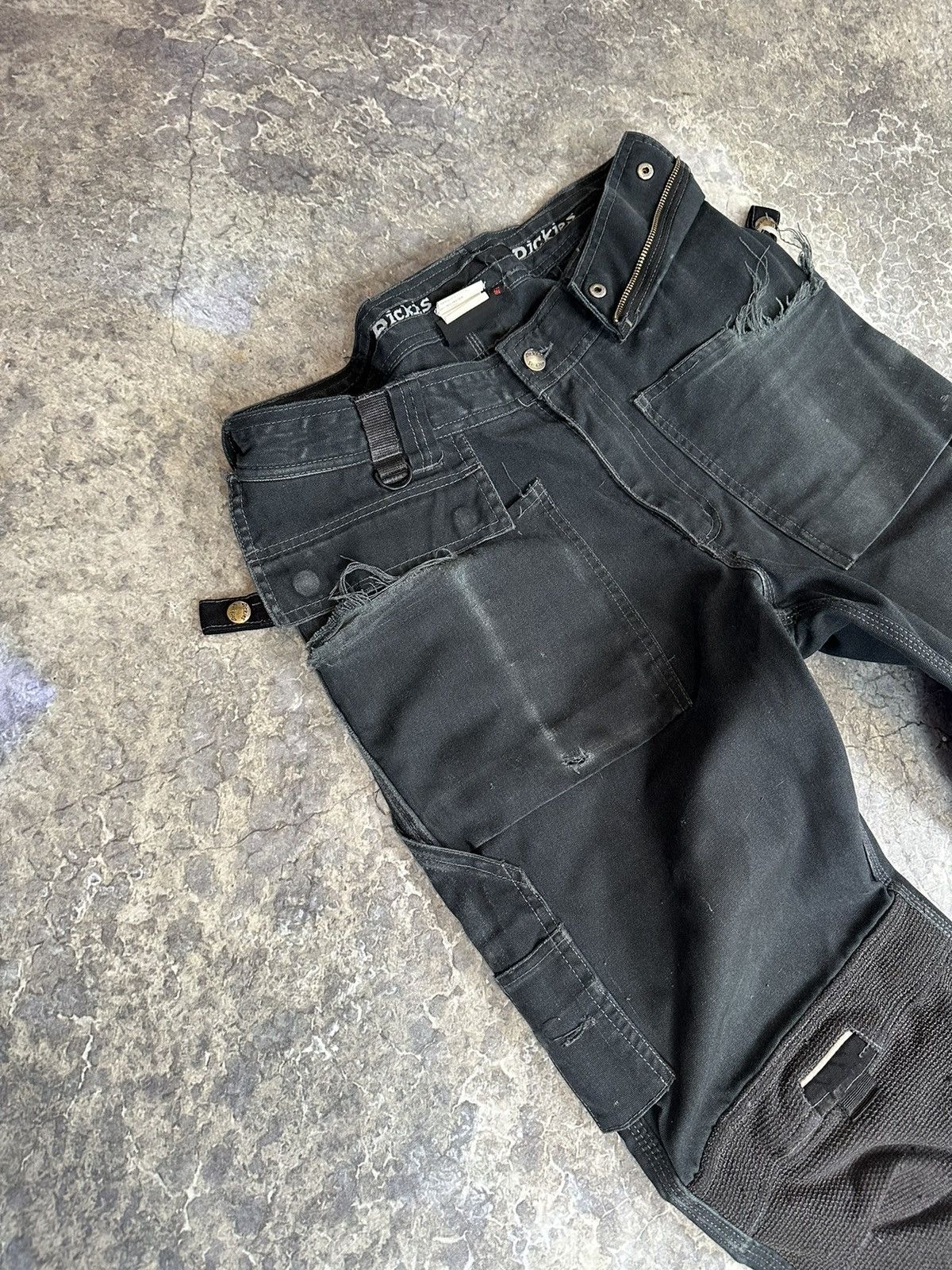 Dickies × Vintage Vintage Thrashed Dickies Workwear Pants Size US 32 / EU 48 - 3 Thumbnail