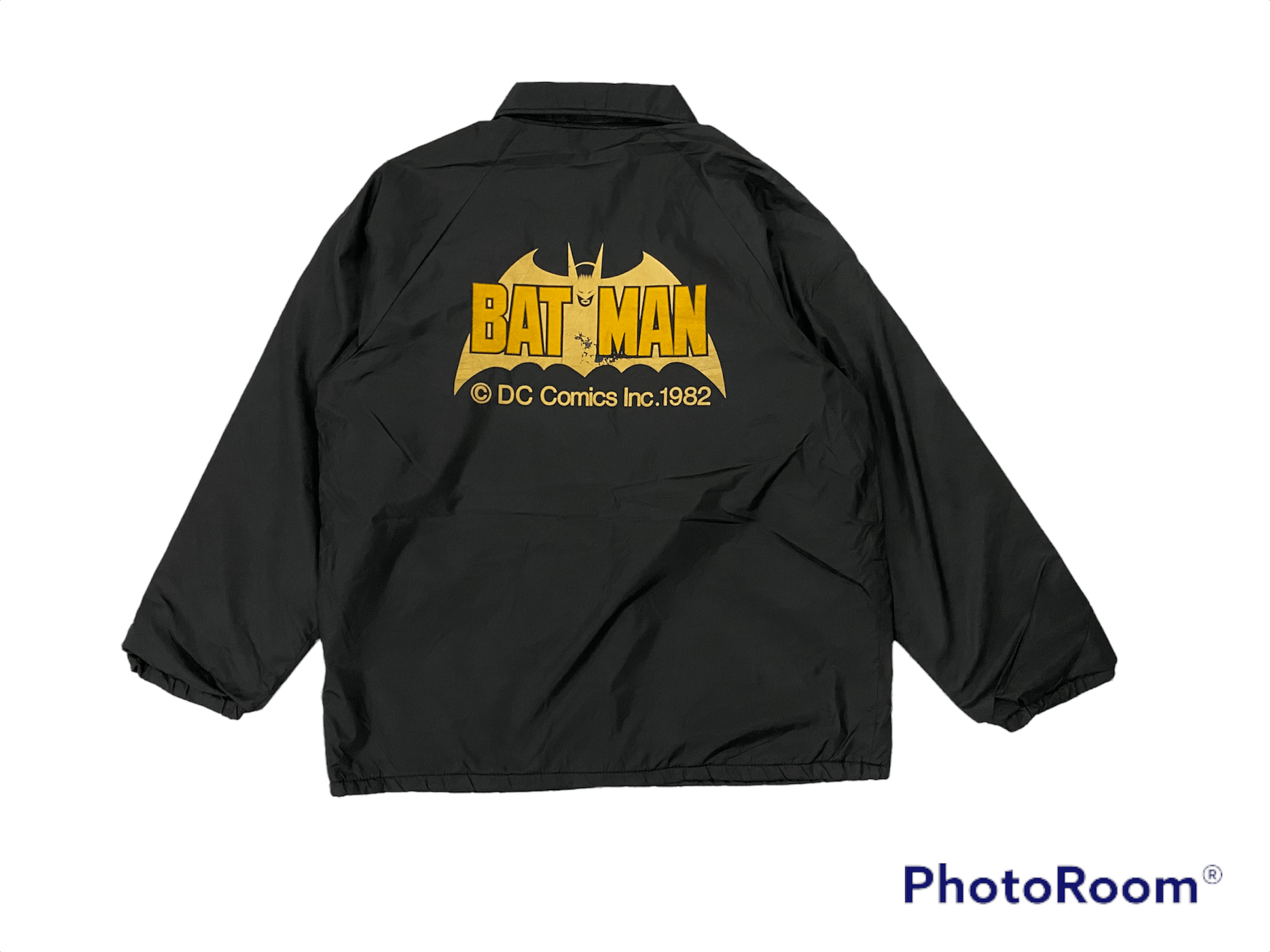 DC Comics × Vintage Vintage BATMAN DC COMIC 1982 Coach Snap Button Jacket Size US L / EU 52-54 / 3 - 2 Thumbnail