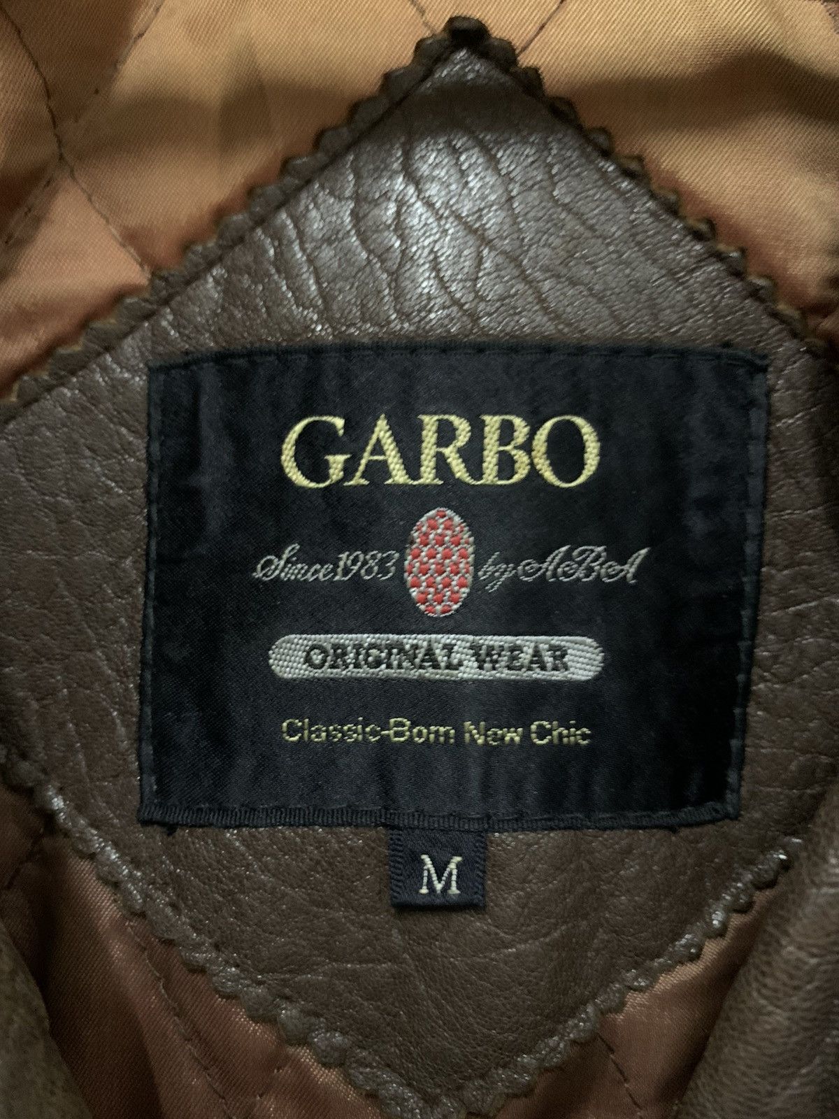 Japanese Brand Leather Jacket Garbo Size US M / EU 48-50 / 2 - 6 Thumbnail
