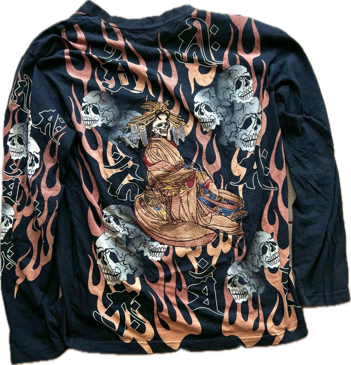 Japanese Brand FUGUTAITEN Vintage Japanese Embroidered Shirt Size US XL / EU 56 / 4 - 1 Thumbnail