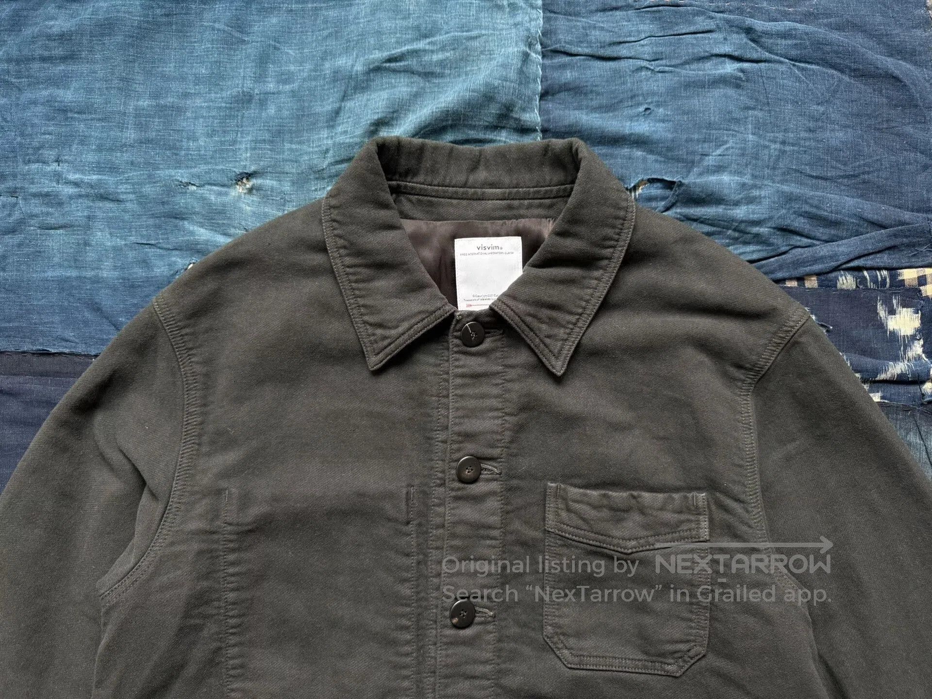 Visvim visvim travail coverall moleskin jacket. Size US M / EU 48-50 / 2 - 4 Thumbnail