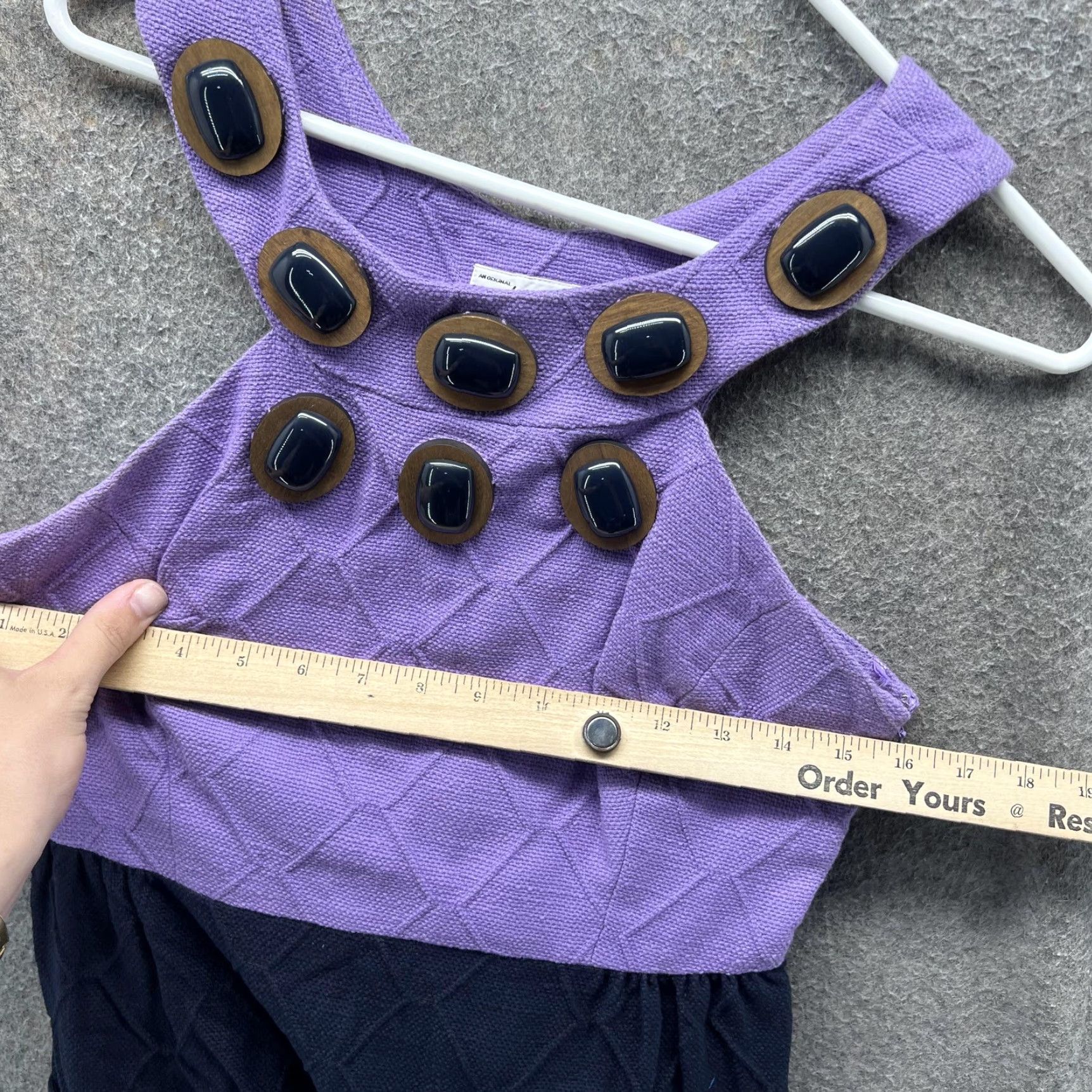 MILLY Milly Dress Womens 4 Purple Navy Embellished Colorblock Sleeveless Pockets Dress Size S / US 4 / IT 40 - 6 Thumbnail
