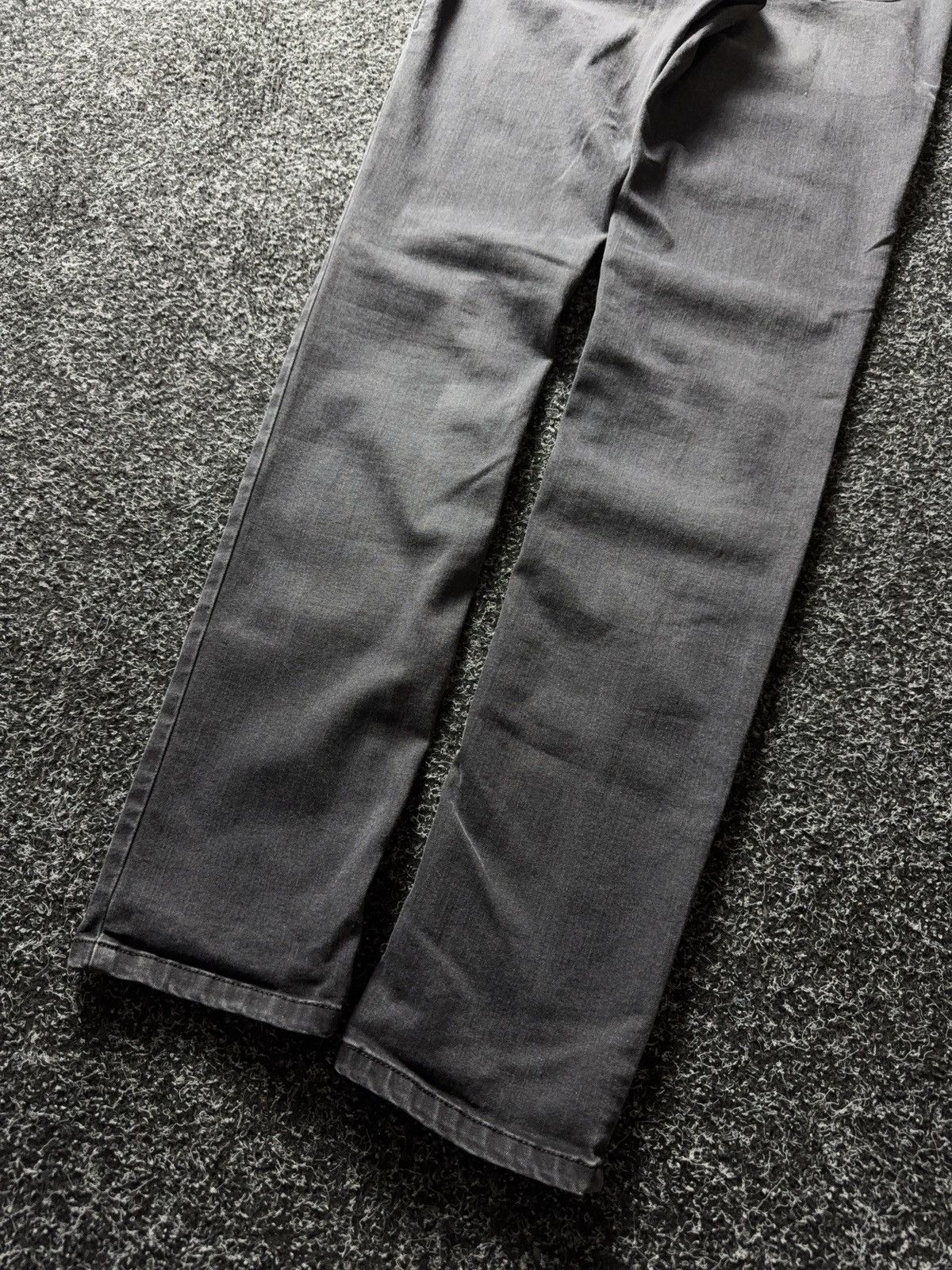 Diesel 00s Diesel LIVER-S Super Slim Grey Faded Denim Skinny Fit Size 28" / US 6 / IT 42 - 15 Thumbnail