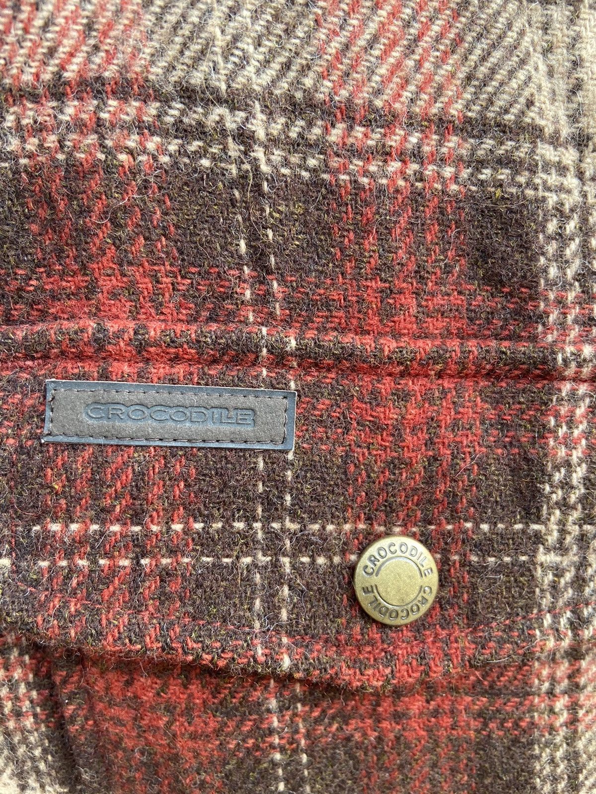 Flannel Vintage Crocodile jacket flannel Size US L / EU 52-54 / 3 - 6 Thumbnail