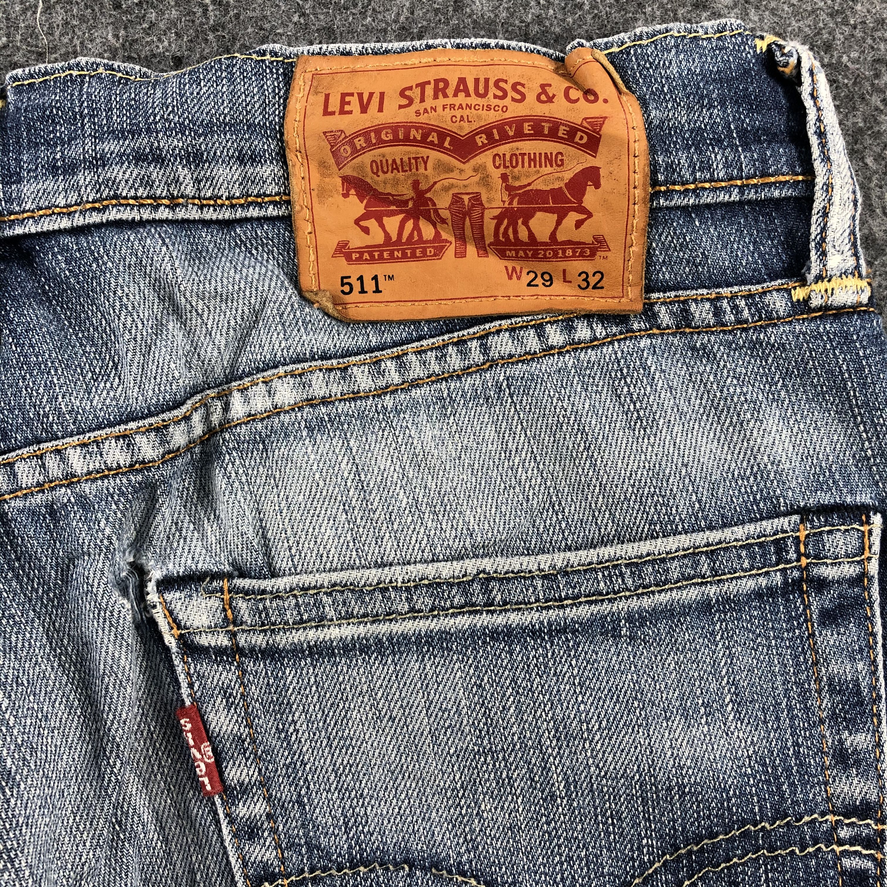 Levi's × Vintage Vintage Blue Wash Levis 511 Jeans-JM1976 Size US 32 / EU 48 - 4 Thumbnail