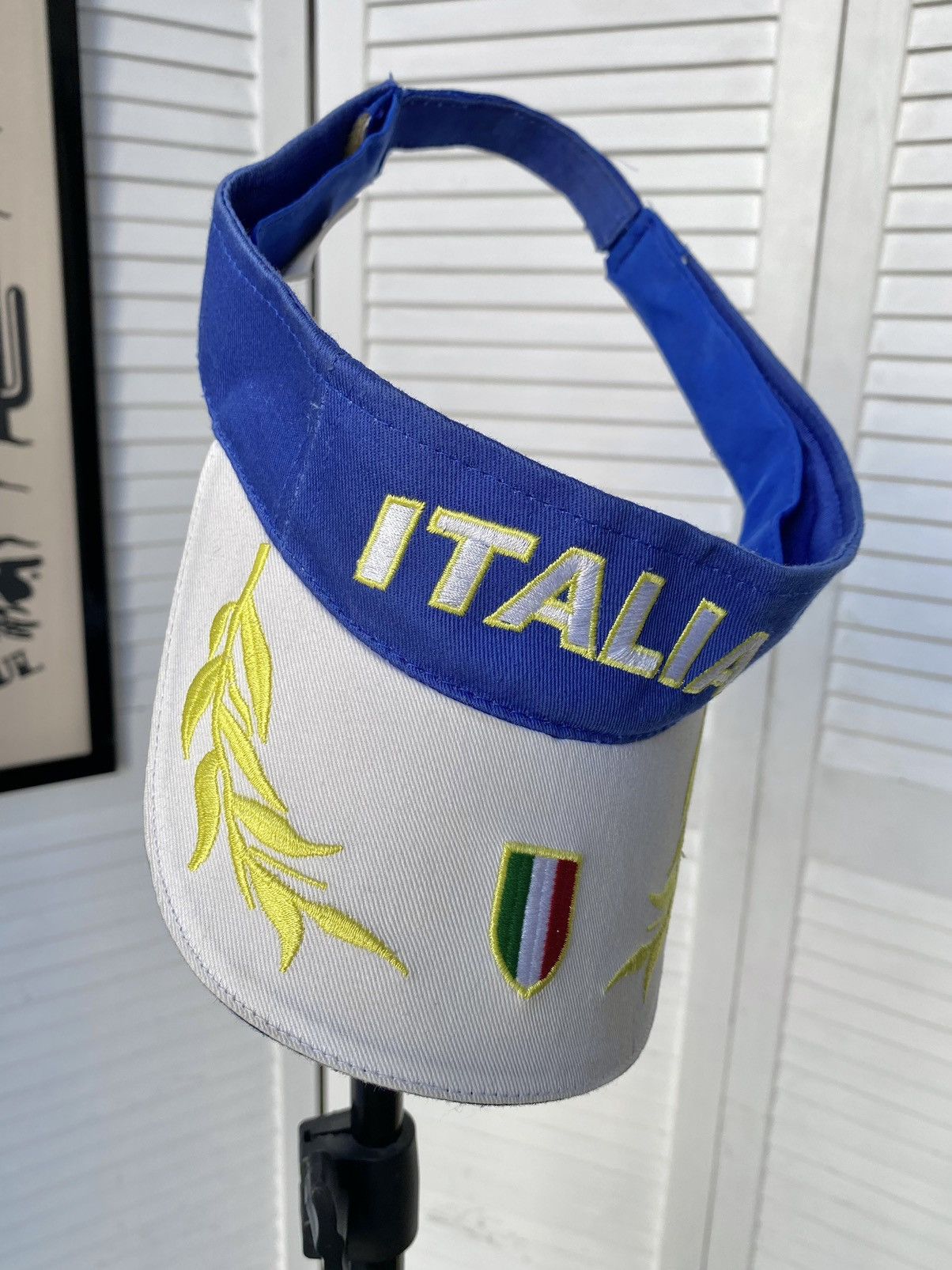Vintage Vintage ITALIA Yacht Visor Hat Cap Golf Size ONE SIZE - 2 Thumbnail