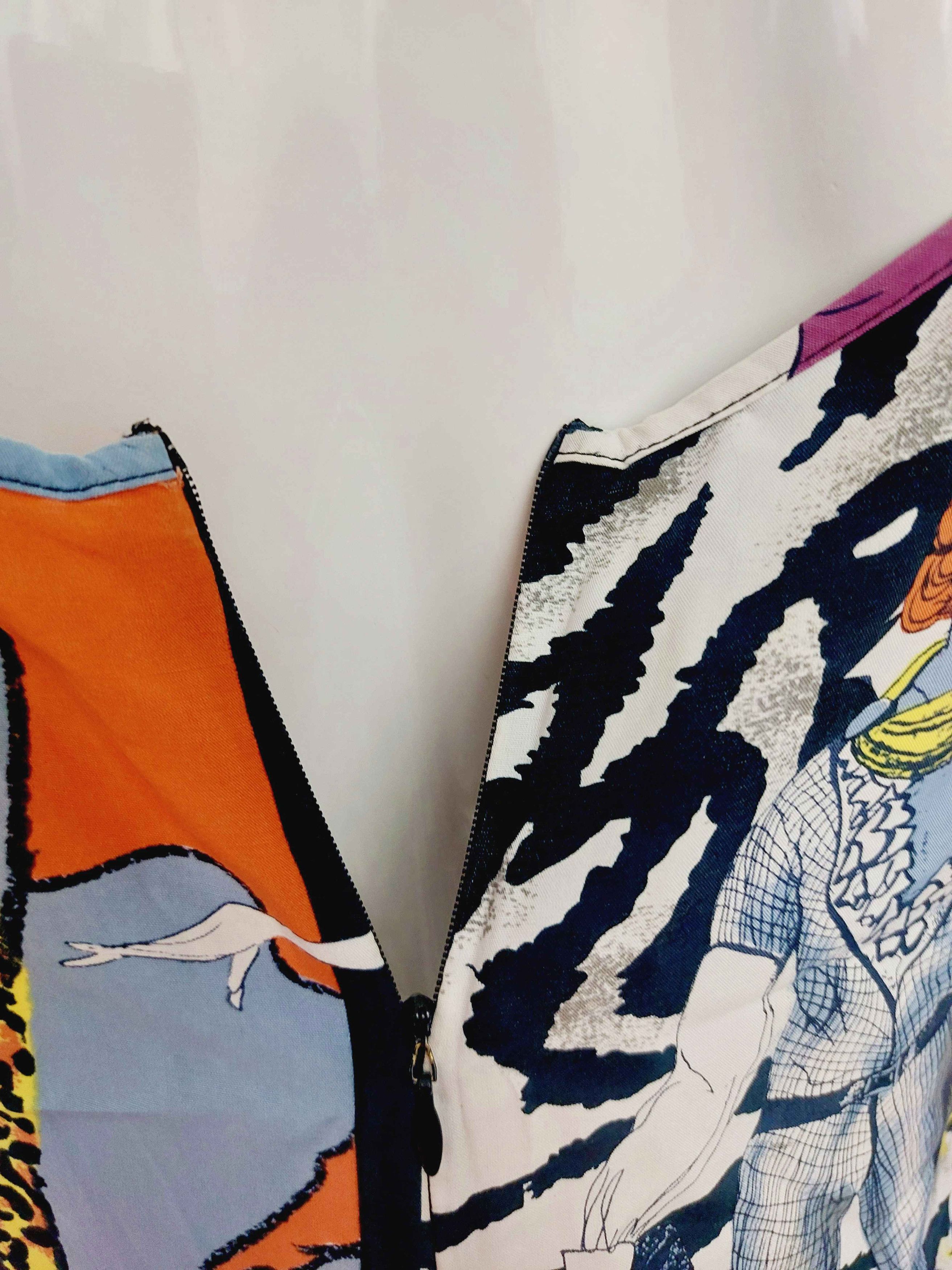 Jean Paul Gaultier Jean Paul Gaultier Cartoon Pop Art Zebra Mini Dress Size M / US 6-8 / IT 42-44 - 14 Thumbnail