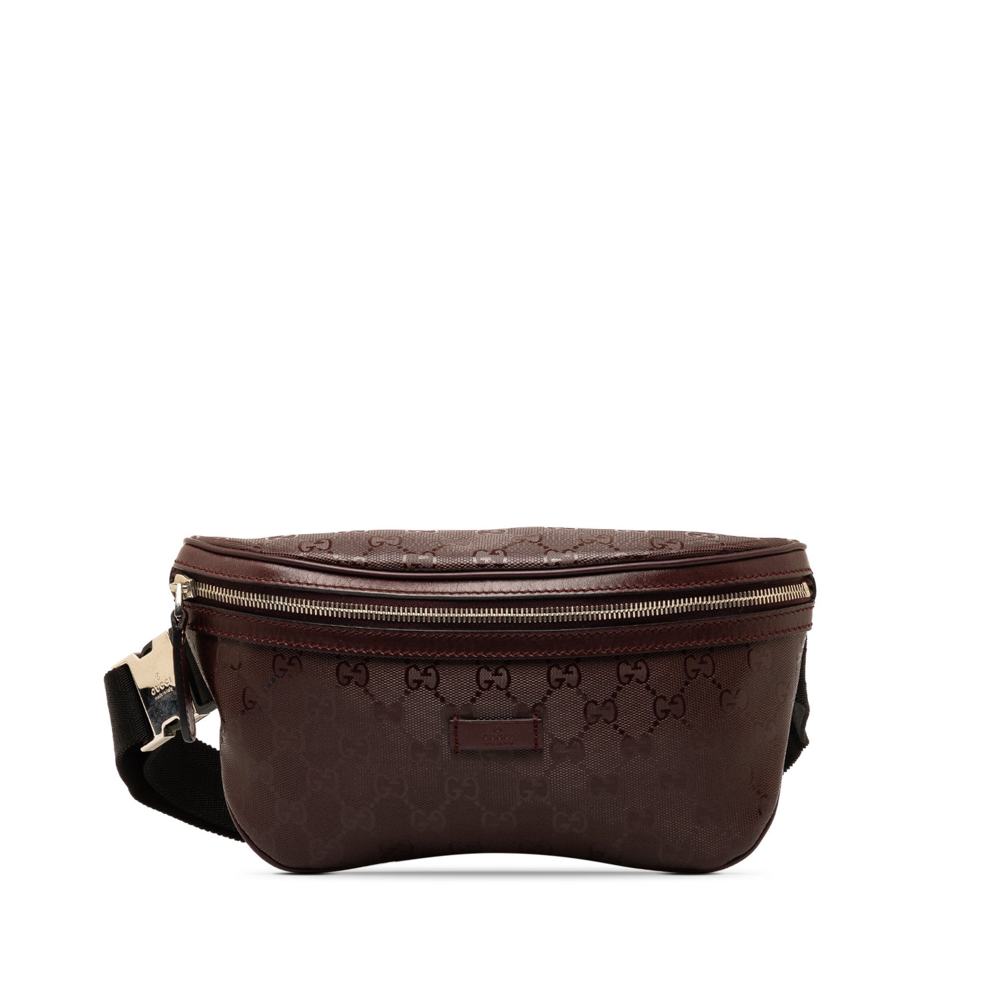 Gucci Gucci GG Imprime Belt Bag Red Size ONE SIZE - 1 Thumbnail