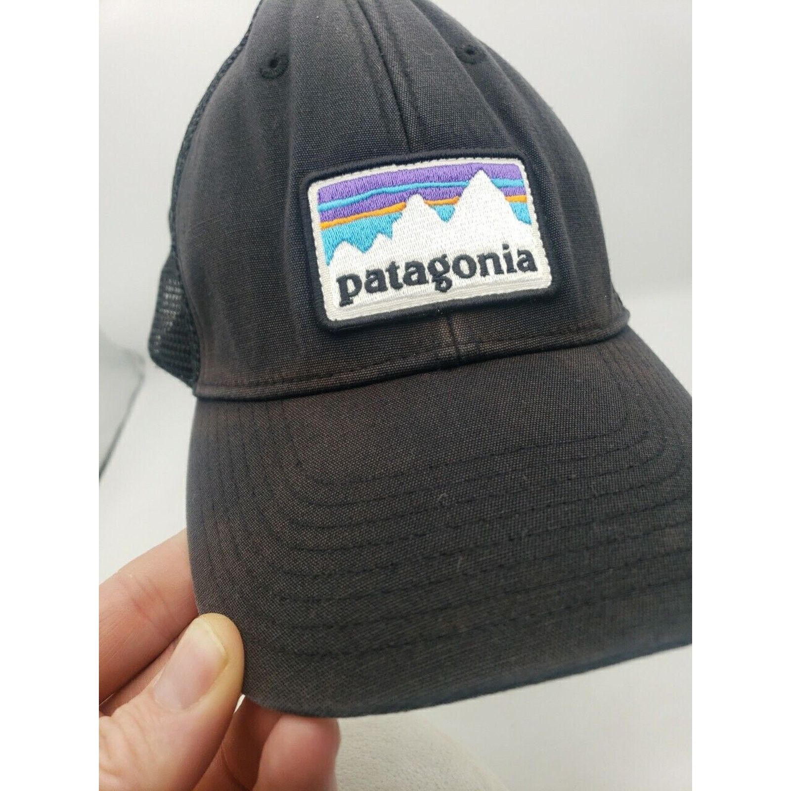 Patagonia Patagonia Logo Distressed Trucker Snapback Hat Men Faded Size ONE SIZE - 13 Thumbnail
