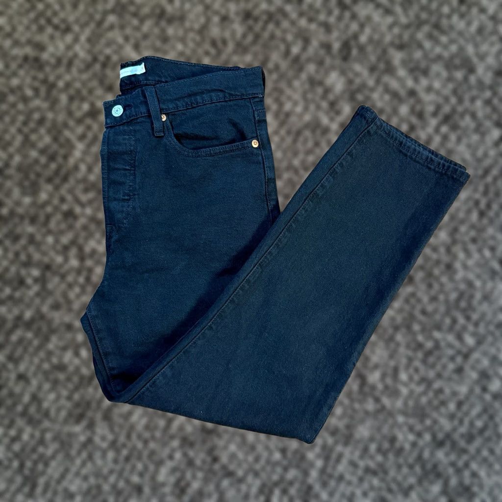 Levi's VINTAGE Levi's Wedgie Straight Jeans Women's 29 x 26.5 Denim Button Fly Cotton LL25 Size 29" - 1 Thumbnail