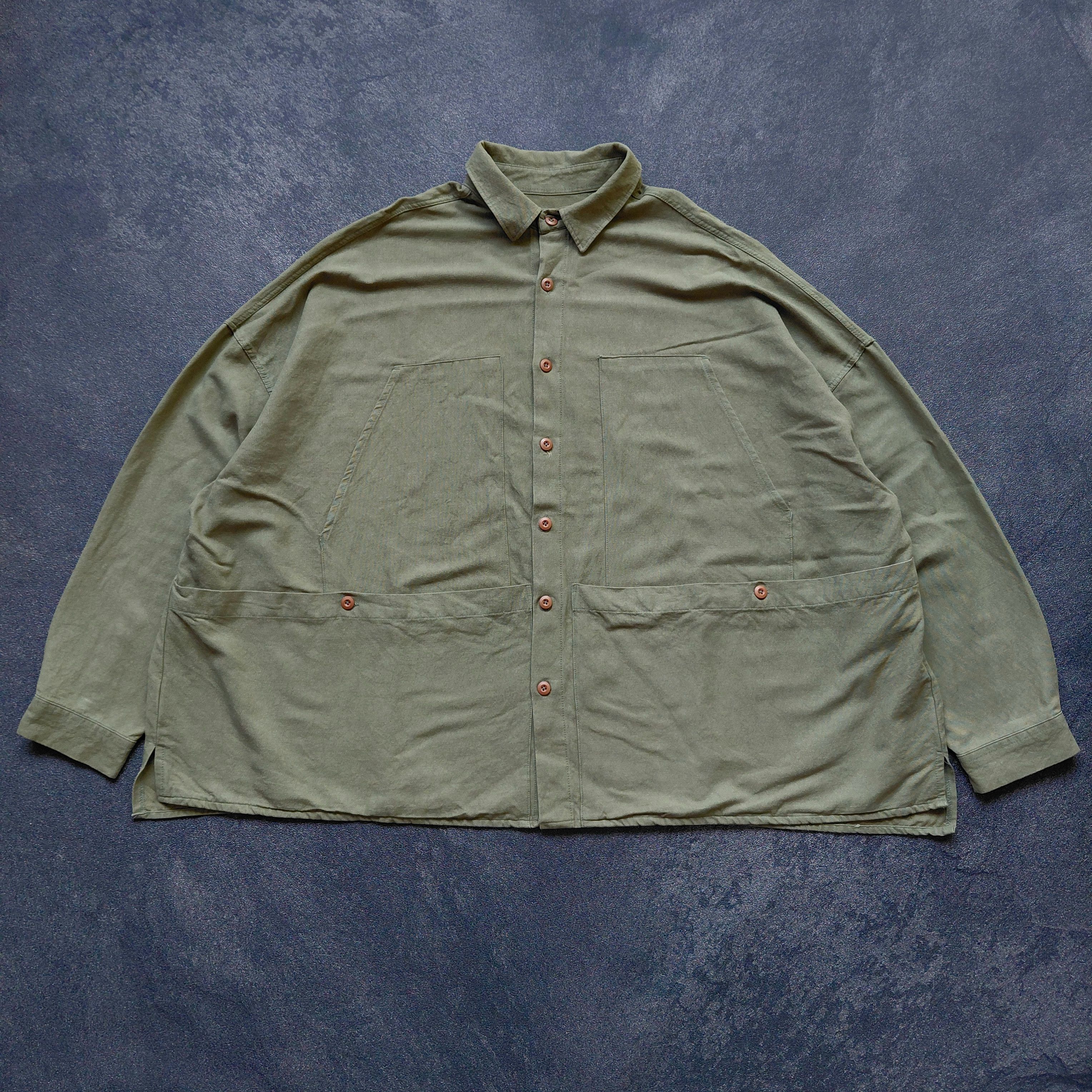 Other Vintage Farmer'S Market Oversize Big Pocket Shirt Size US L / EU 52-54 / 3 - 1 Thumbnail