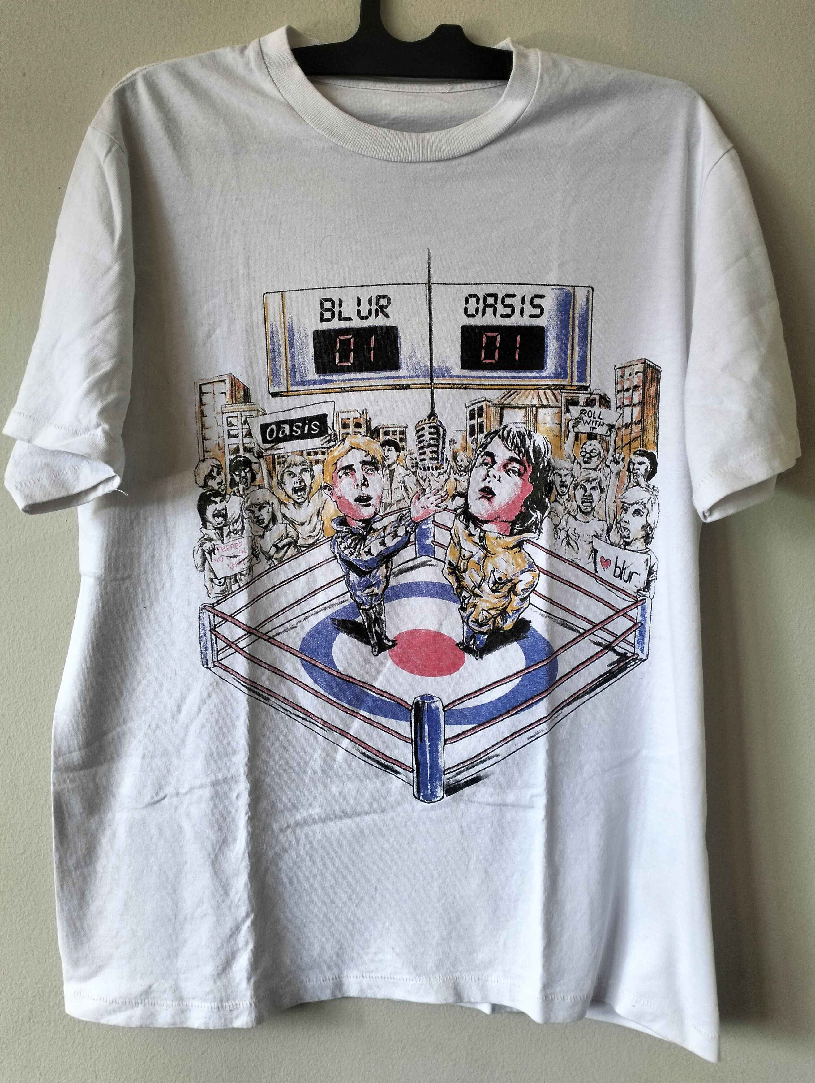 Band Tees × Vintage Blur Oasis Shirt Size US L / EU 52-54 / 3 - 1 Thumbnail