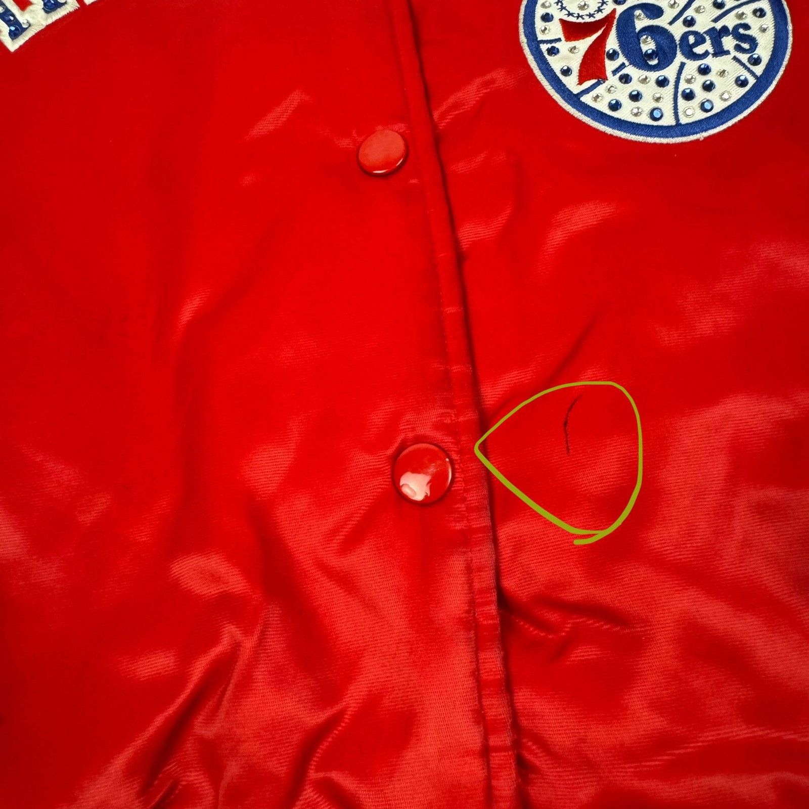 Vintage Hardwood Classics G-lll & Carl Men Philadelphia 76ers Jacket Size US S / EU 44-46 / 1 - 10 Thumbnail