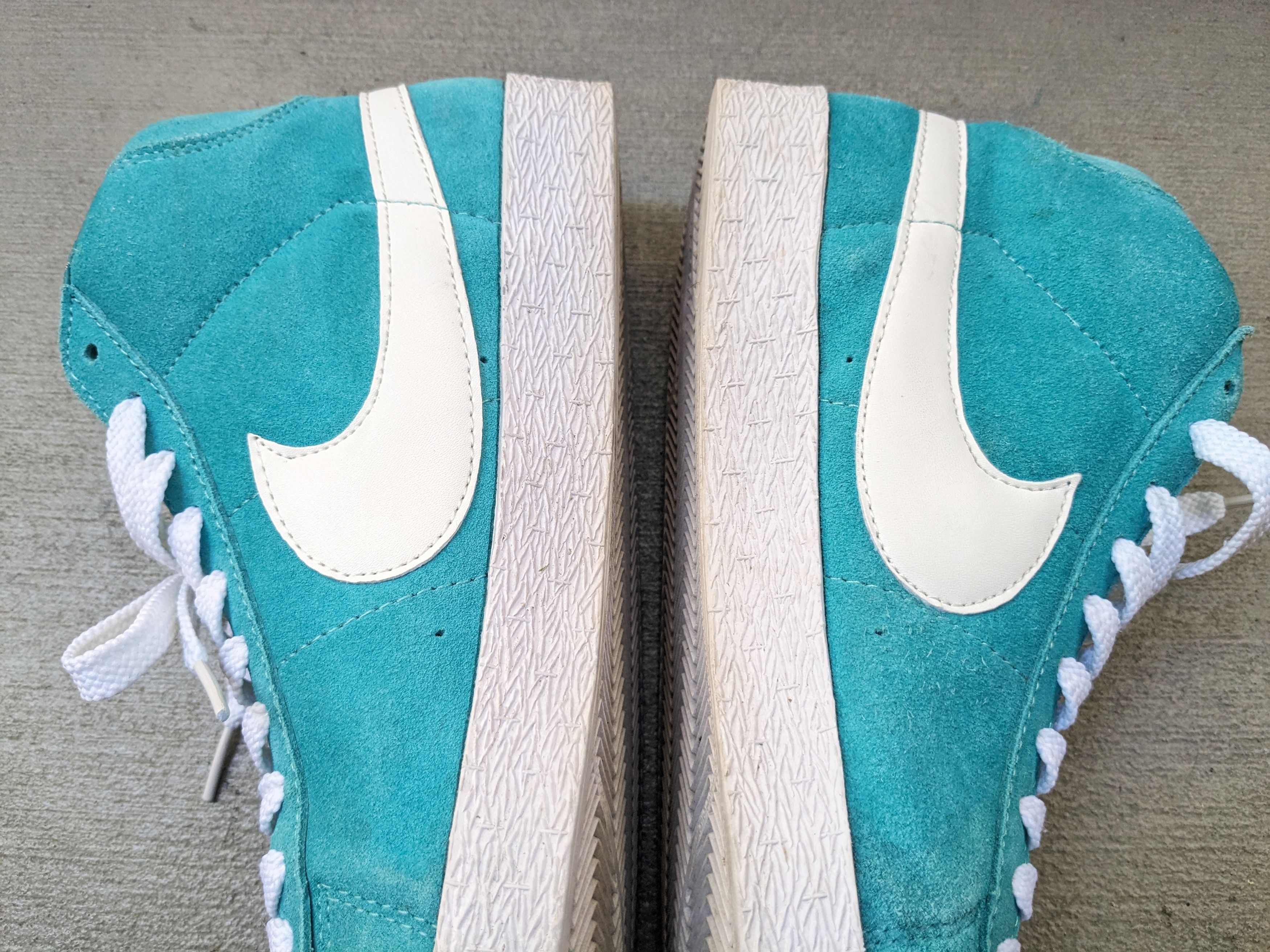 Nike Nike Blazer Premium Green Suede 511427-302 High Size US 10 / EU 43 - 9 Thumbnail