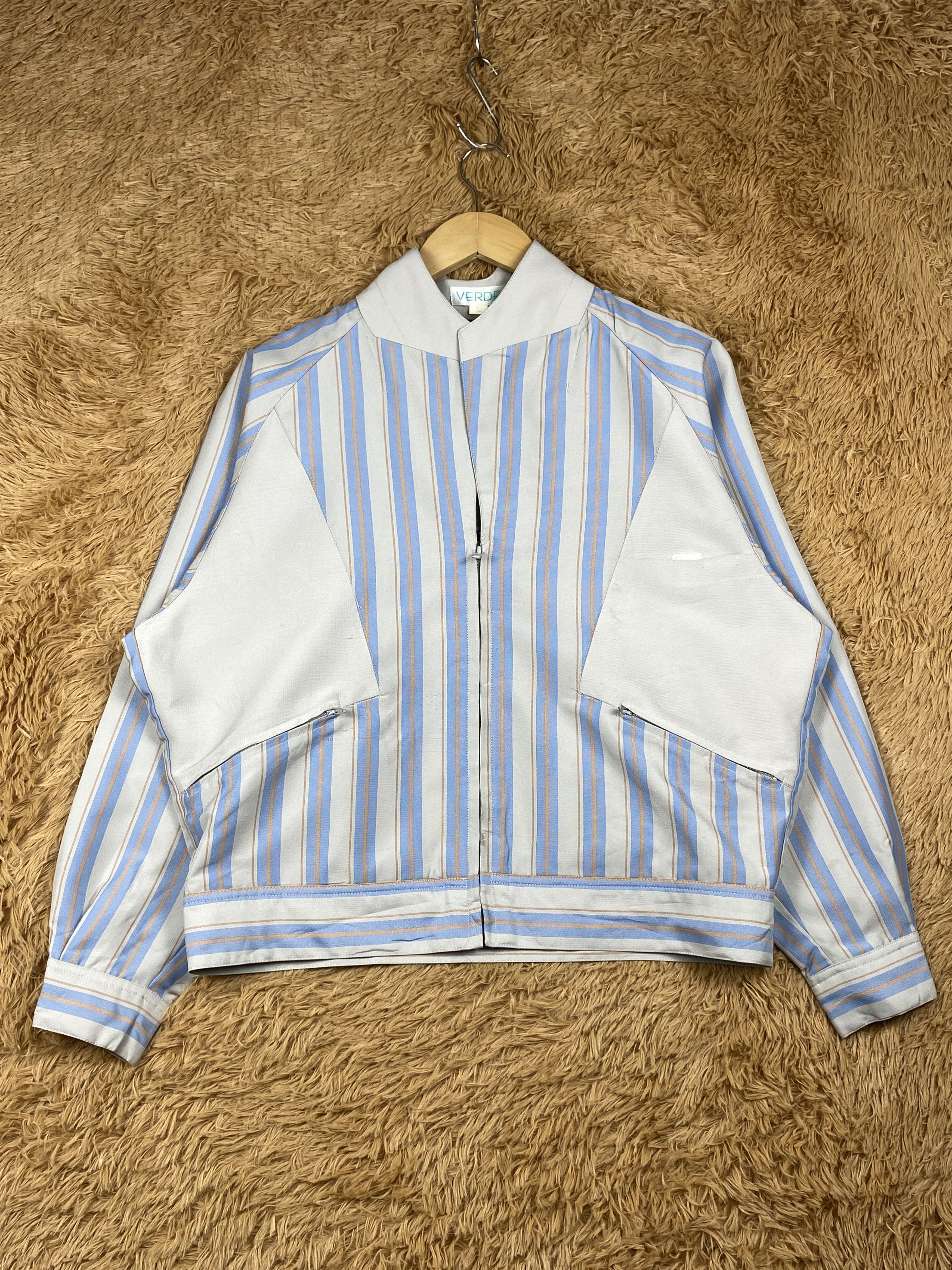 Japanese Brand × Vintage Vintage Verde Zip Up Jacket Size US S / EU 44-46 / 1 - 1 Thumbnail