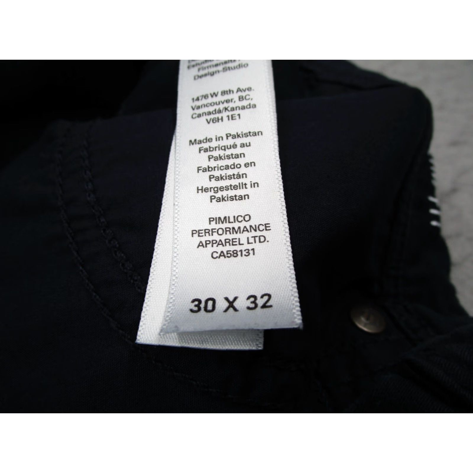 Vintage DU/ER Pants Mens Slim Fit Taper Blue 30x32 Chino Canvas Cotton Blend Work Travel Pockets Zipper Logo Front Flat Front 30W 32L Mens Size US 30 / EU 46 - 5 Thumbnail