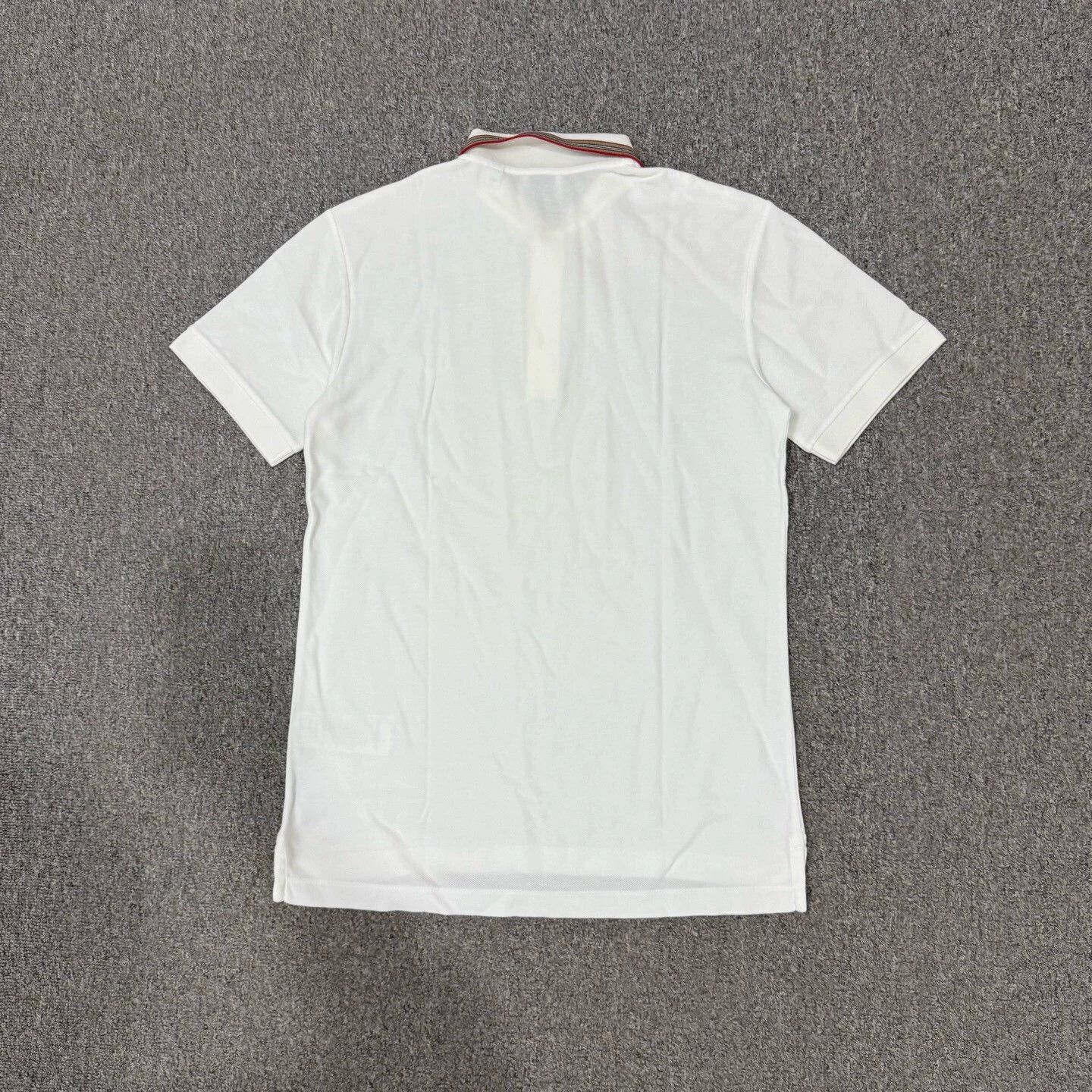 Burberry Burberry White TB Embroidered Polo S Size US S / EU 44-46 / 1 - 2 Thumbnail