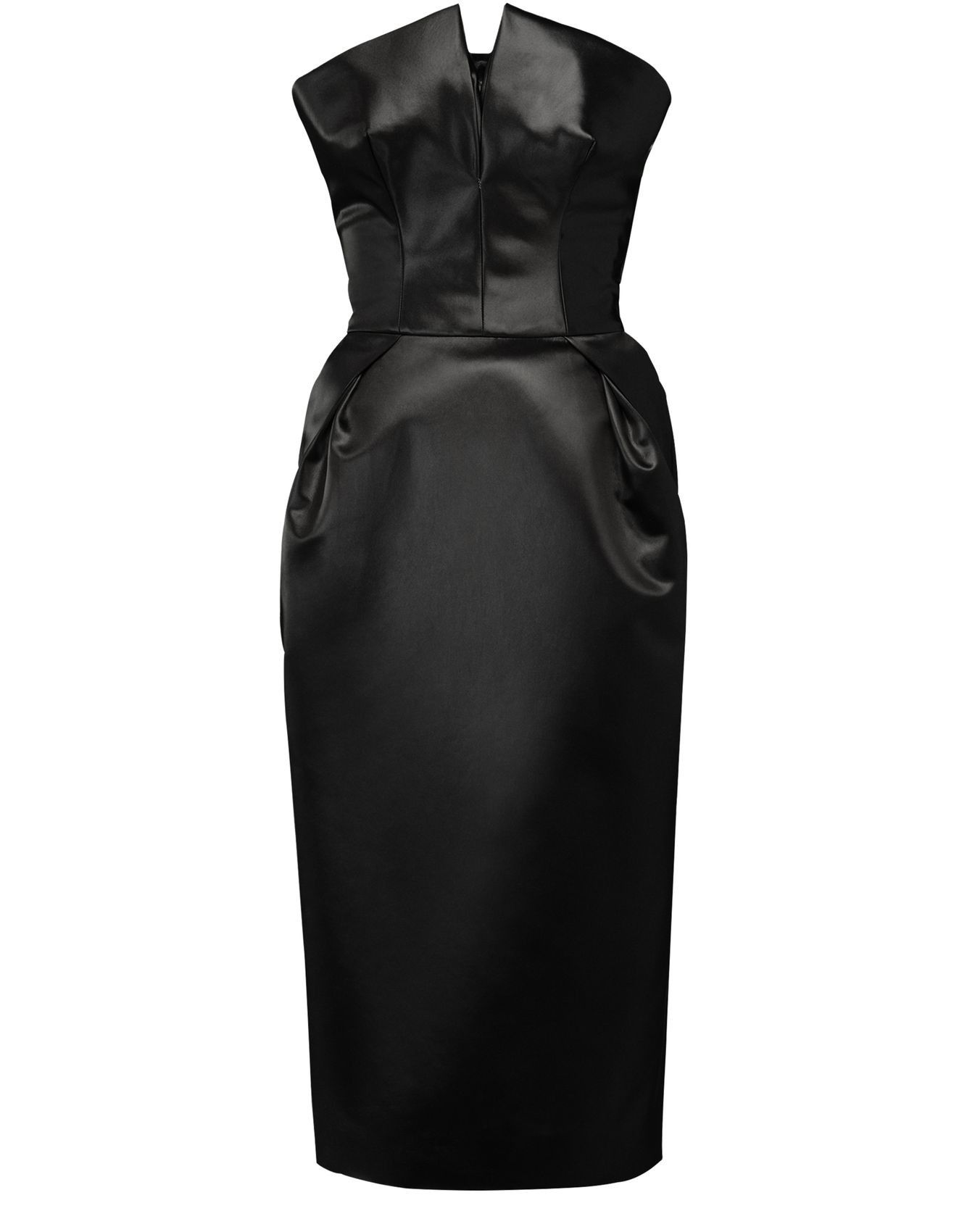 image of Maison Margiela O1W1Db10324 Midi Skirt In Black, Women's