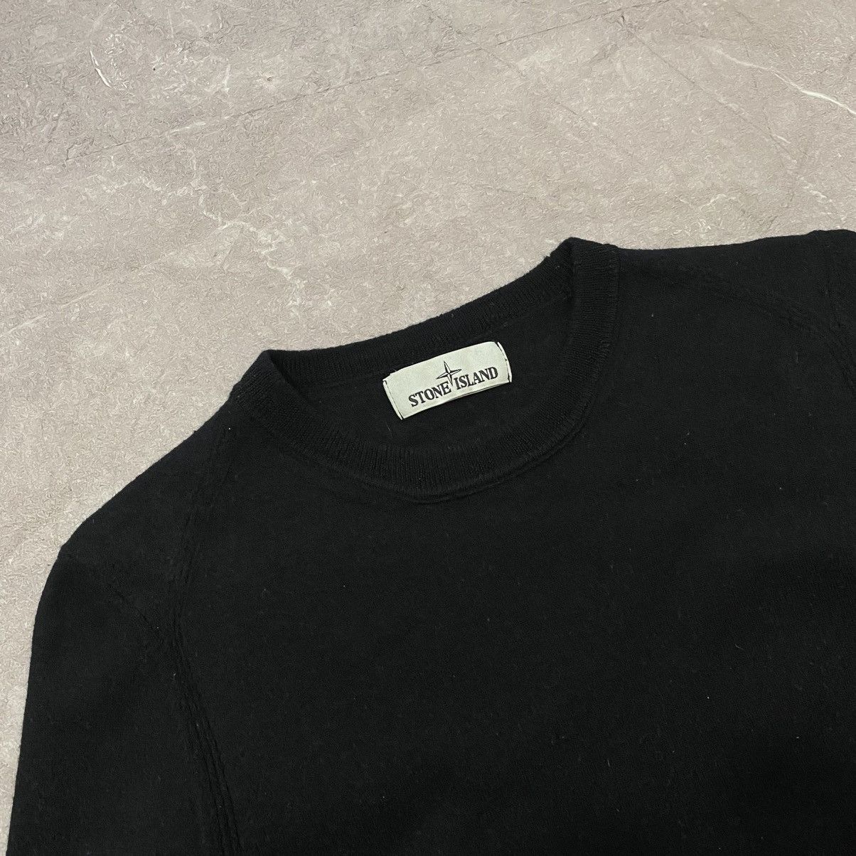 Massimo Osti × Stone Island × Vintage STONE ISALND WOOL SWEATER WITH PATCH MASSIMO OSTI Size US M / EU 48-50 / 2 - 2 Thumbnail