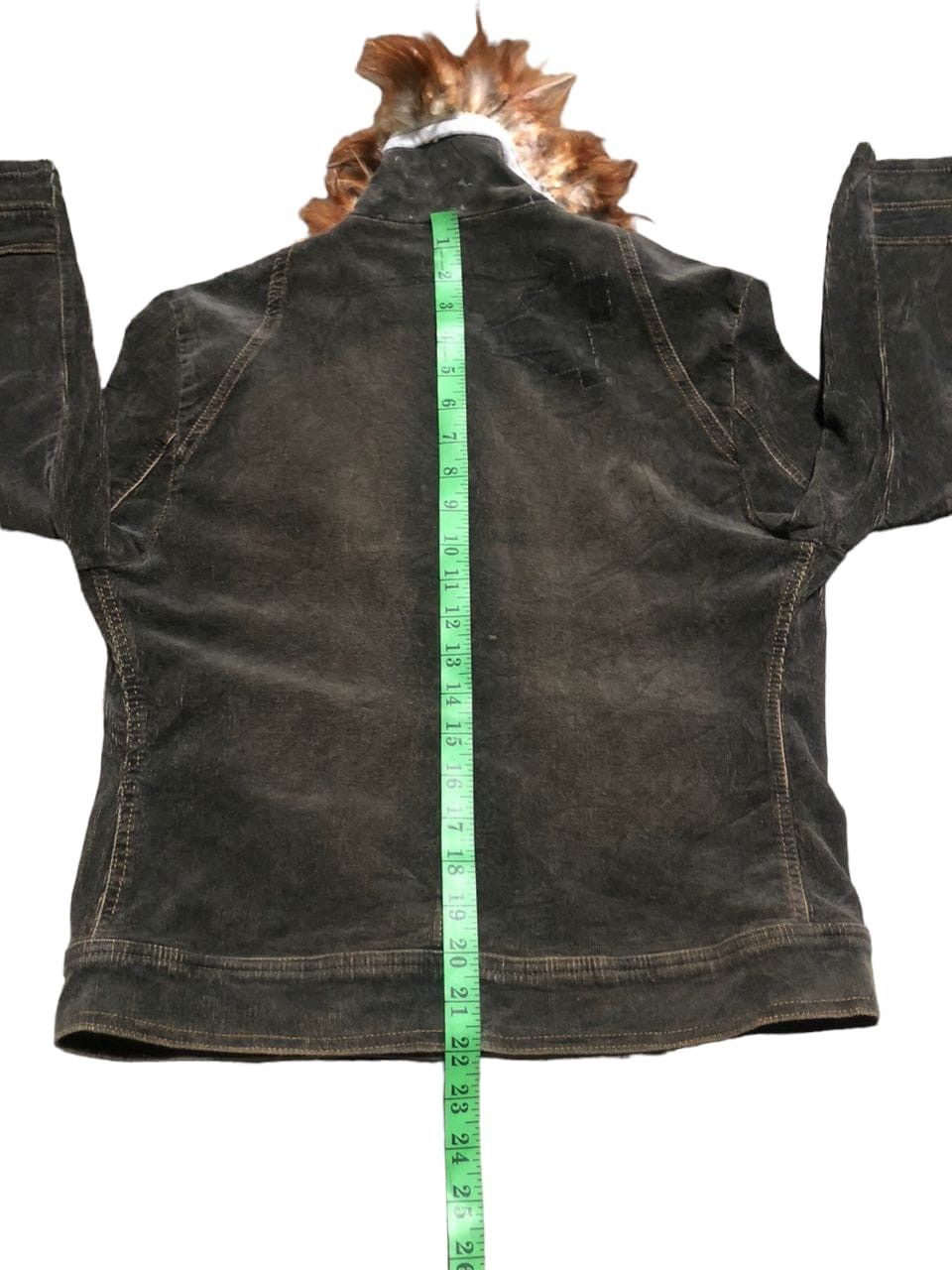 Japanese Brand Angie Paris Ref Bayat Corduroy Jacket Chicken Feather Neck Size M / US 6-8 / IT 42-44 - 16 Thumbnail