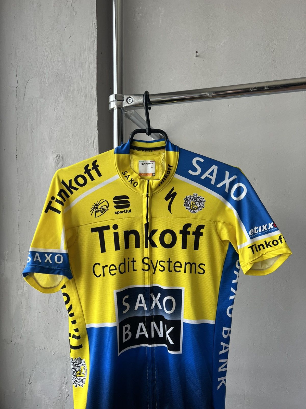 Other TINKOFF SAXO BANK TEAM UCI WORLD TOUR CYCLING JERSEY Size US L / EU 52-54 / 3 - 3 Thumbnail