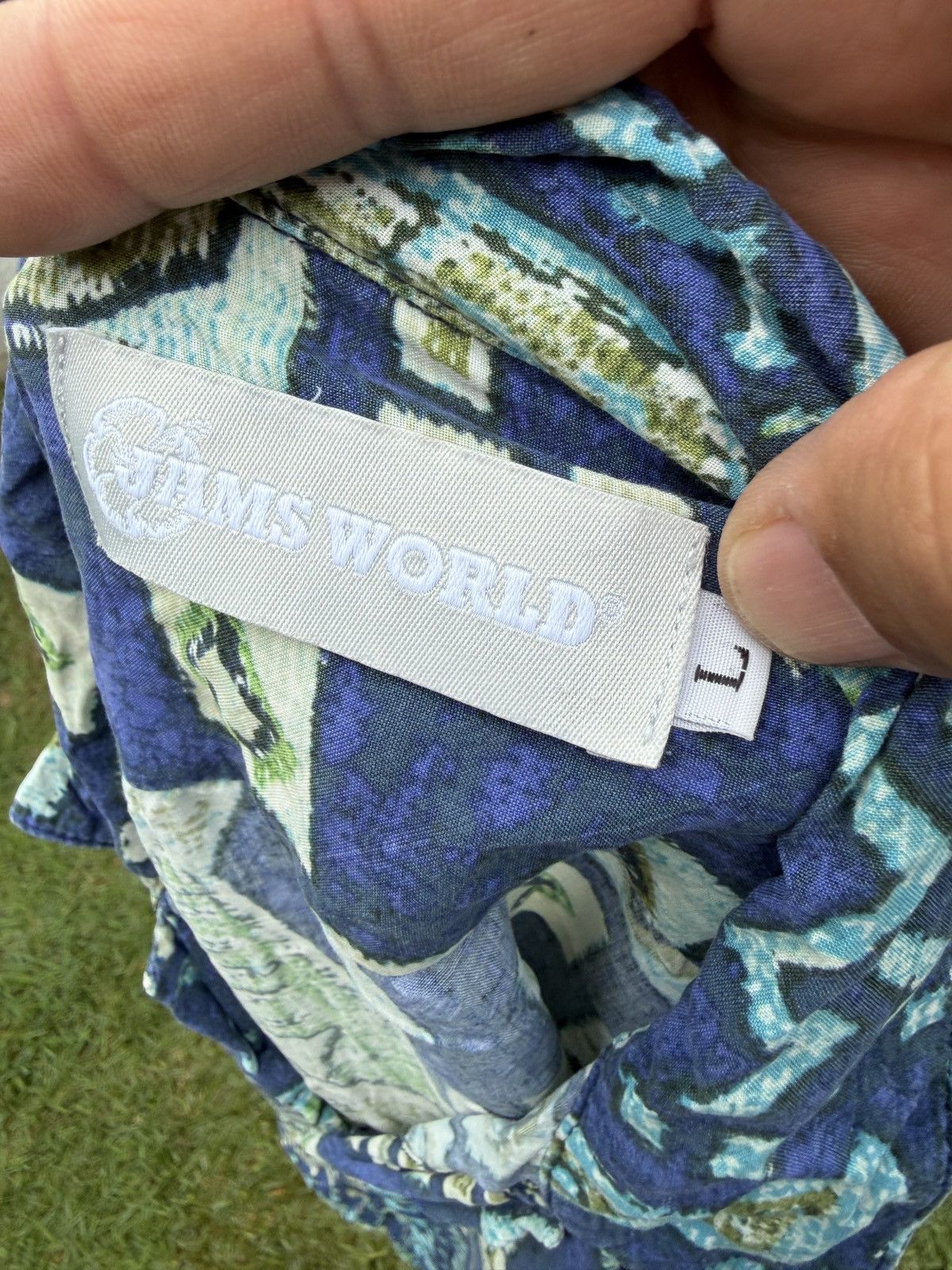 Jams World PreOwned Jams World Hawaiian Print Blue/Green Men's Large Size US L / EU 52-54 / 3 - 4 Thumbnail