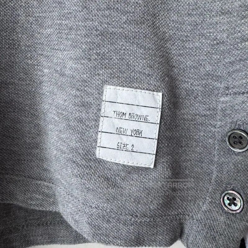 Thom Browne Thom Browne Gray Cotton Logo Men's T-Shirt . Size US M / EU 48-50 / 2 - 8 Thumbnail