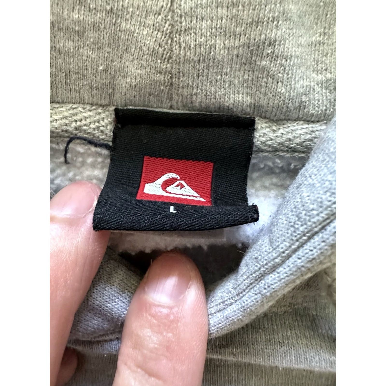 Quiksilver Vintage Quicksilver Hoodie Men’s Size Large Gray Sweatshirt Y2K Surf Skate HB Size US L / EU 52-54 / 3 - 3 Thumbnail