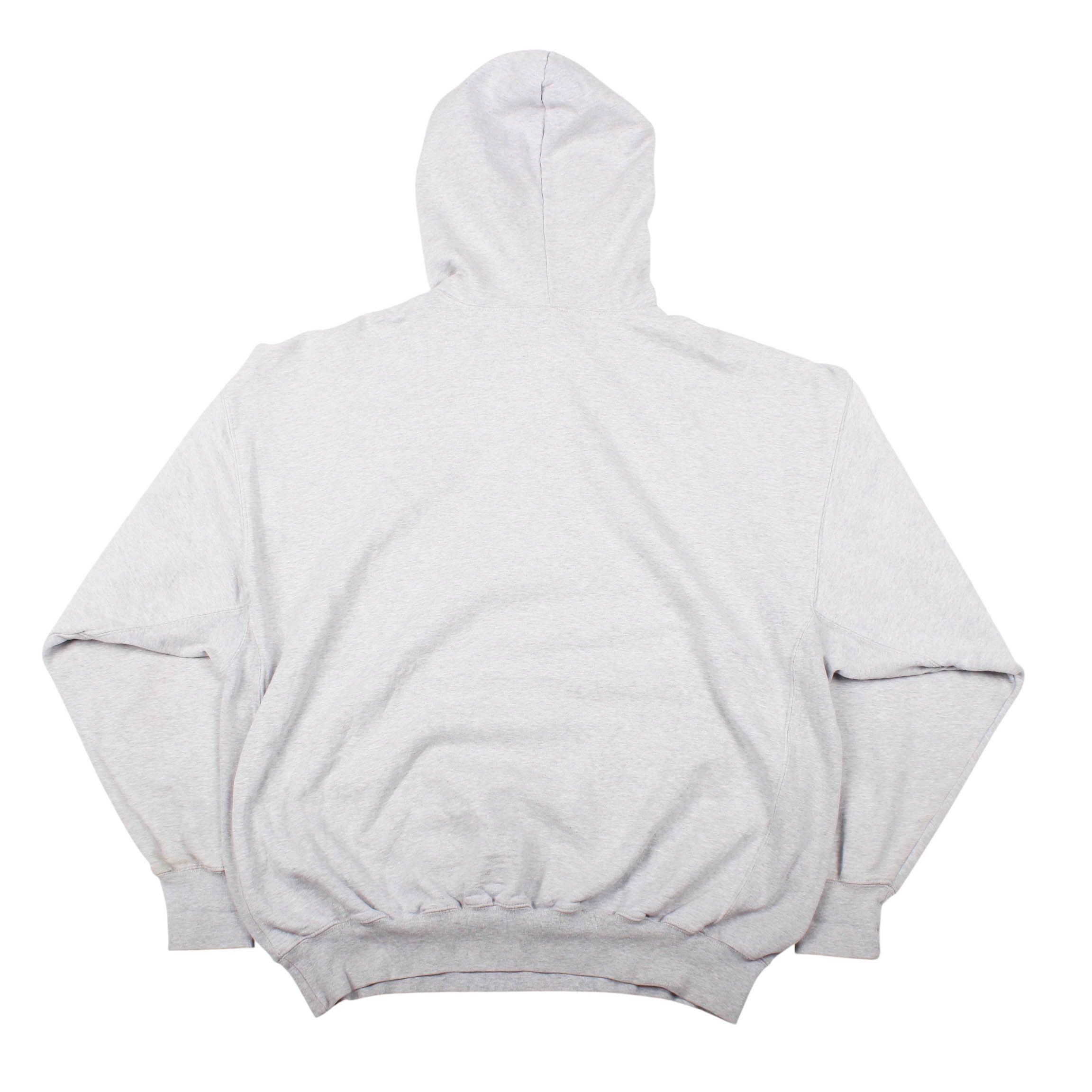 Nike Nike 1/4 Zip Hoodie Grey Embroidered Swoosh Center Size US XL / EU 56 / 4 - 5 Thumbnail