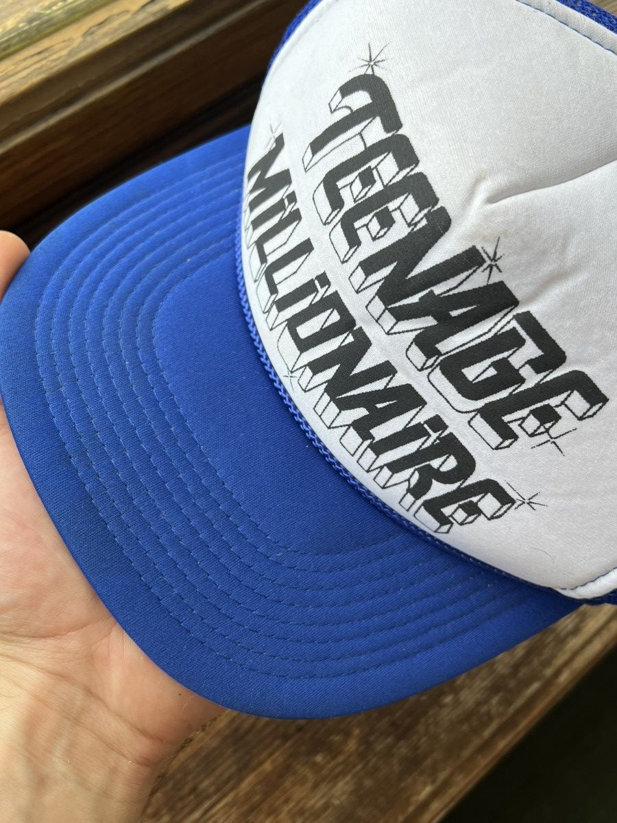 Japanese Brand VINTAGE 90s TEENAGE MILLIONAIRE TRUCKER CAP HAT Size ONE SIZE - 2 Thumbnail