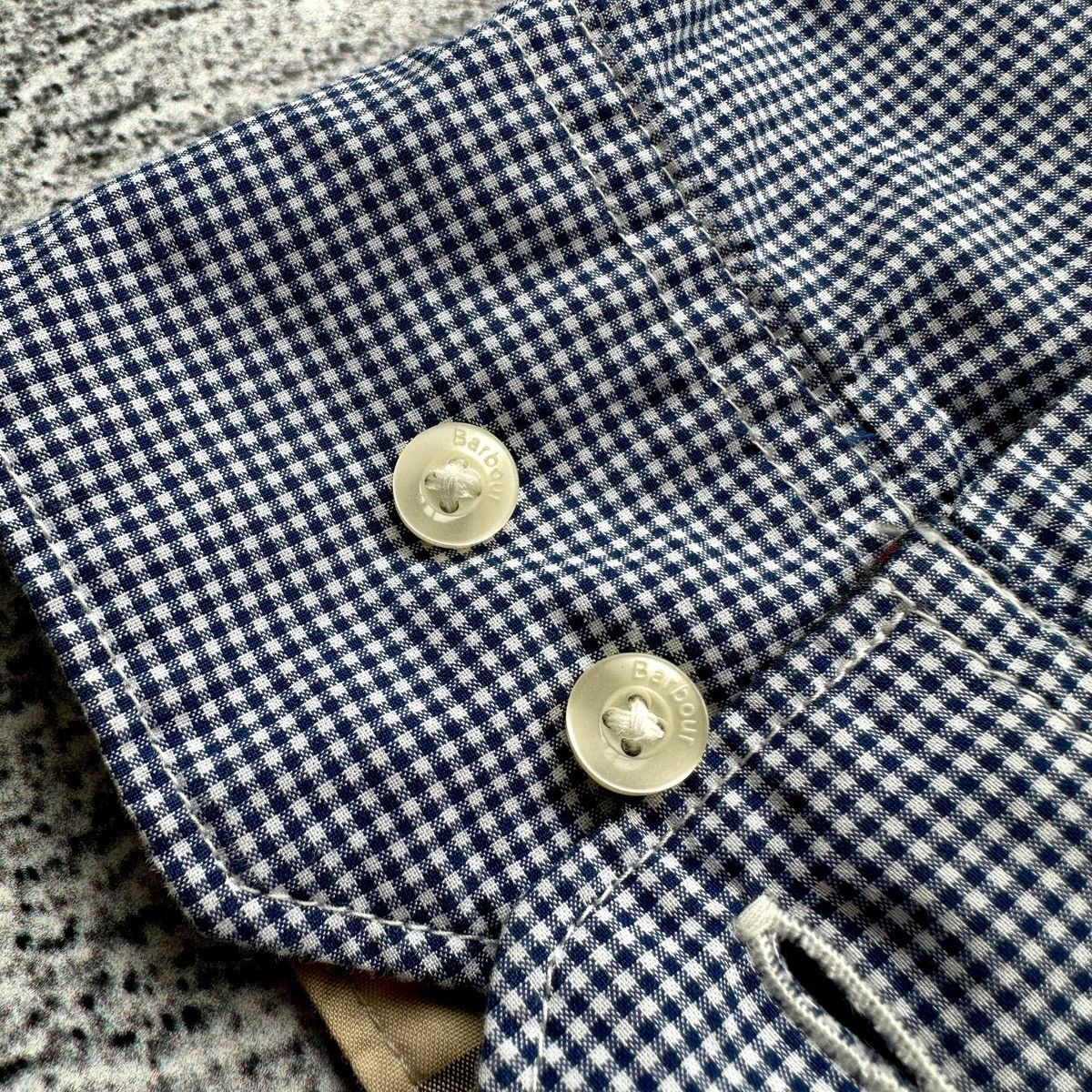 Barbour Men’s Barbour Shirts Button Up Plaid Light Blue Size: XL Size US XL / EU 56 / 4 - 9 Thumbnail