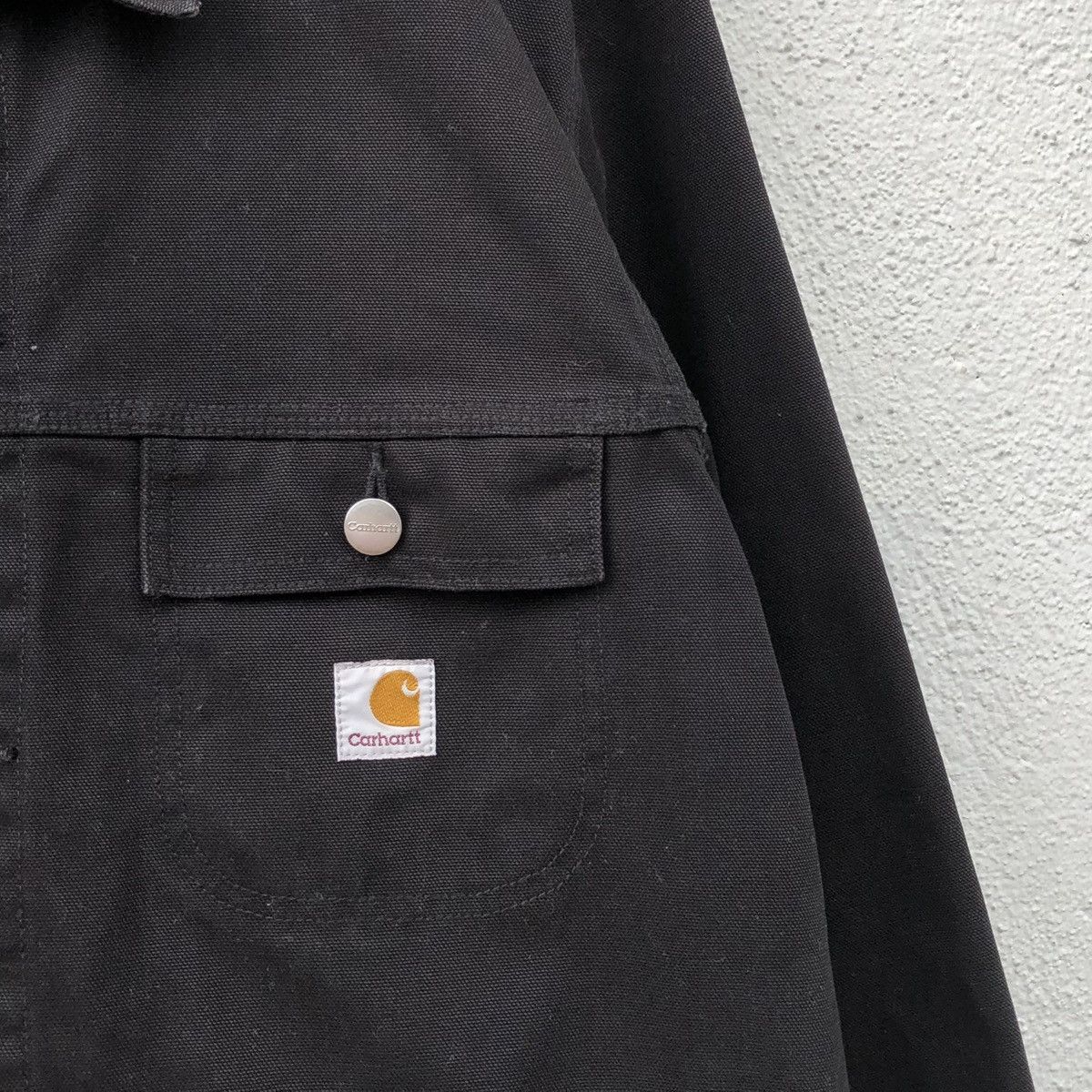 Carhartt Carhartt In Black Canvas Chore Jacket Size US L / EU 52-54 / 3 - 4 Thumbnail