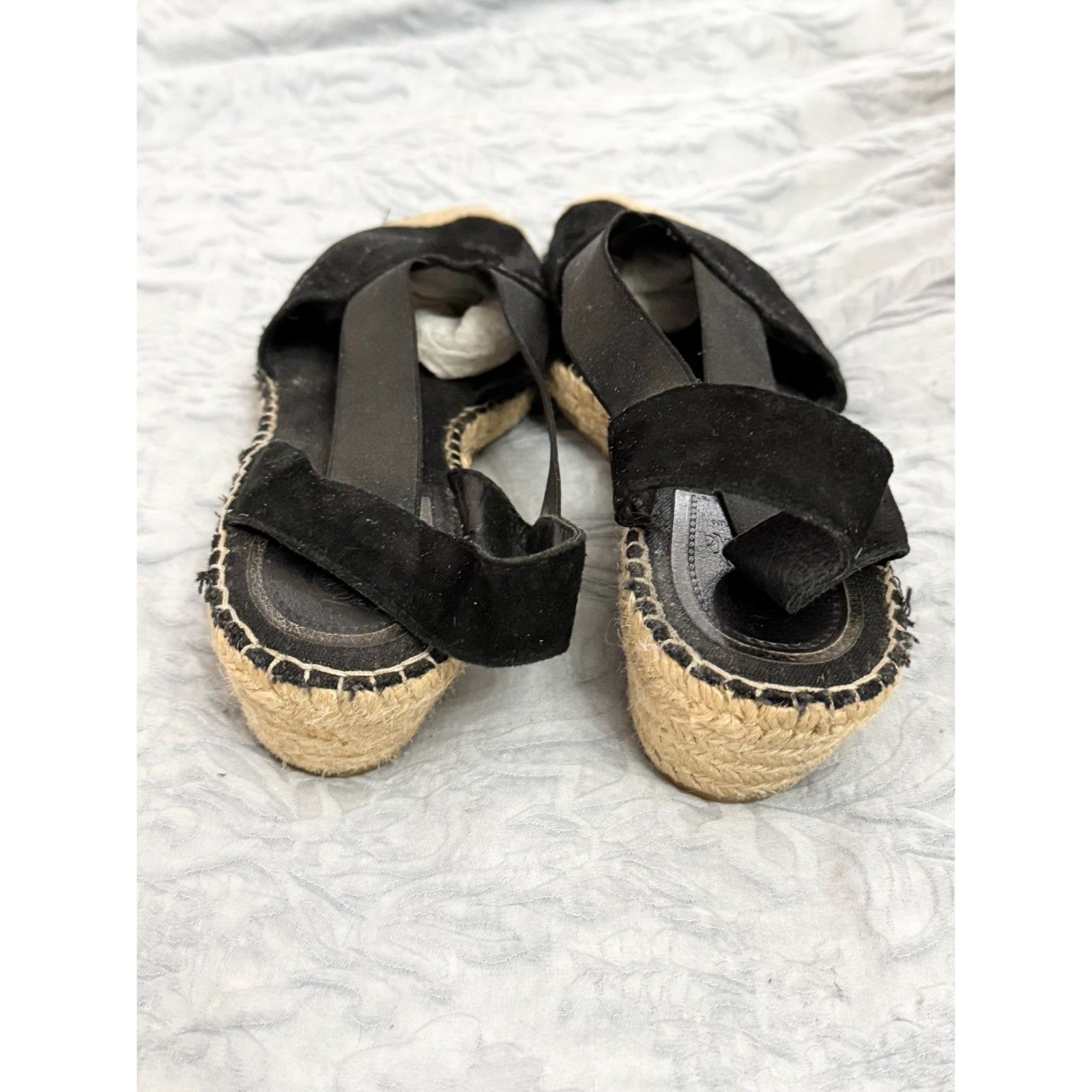 Other Vidarreta black suede slingback heel Espadrille Sandals 41 Size US 11 / IT 41 - 5 Thumbnail