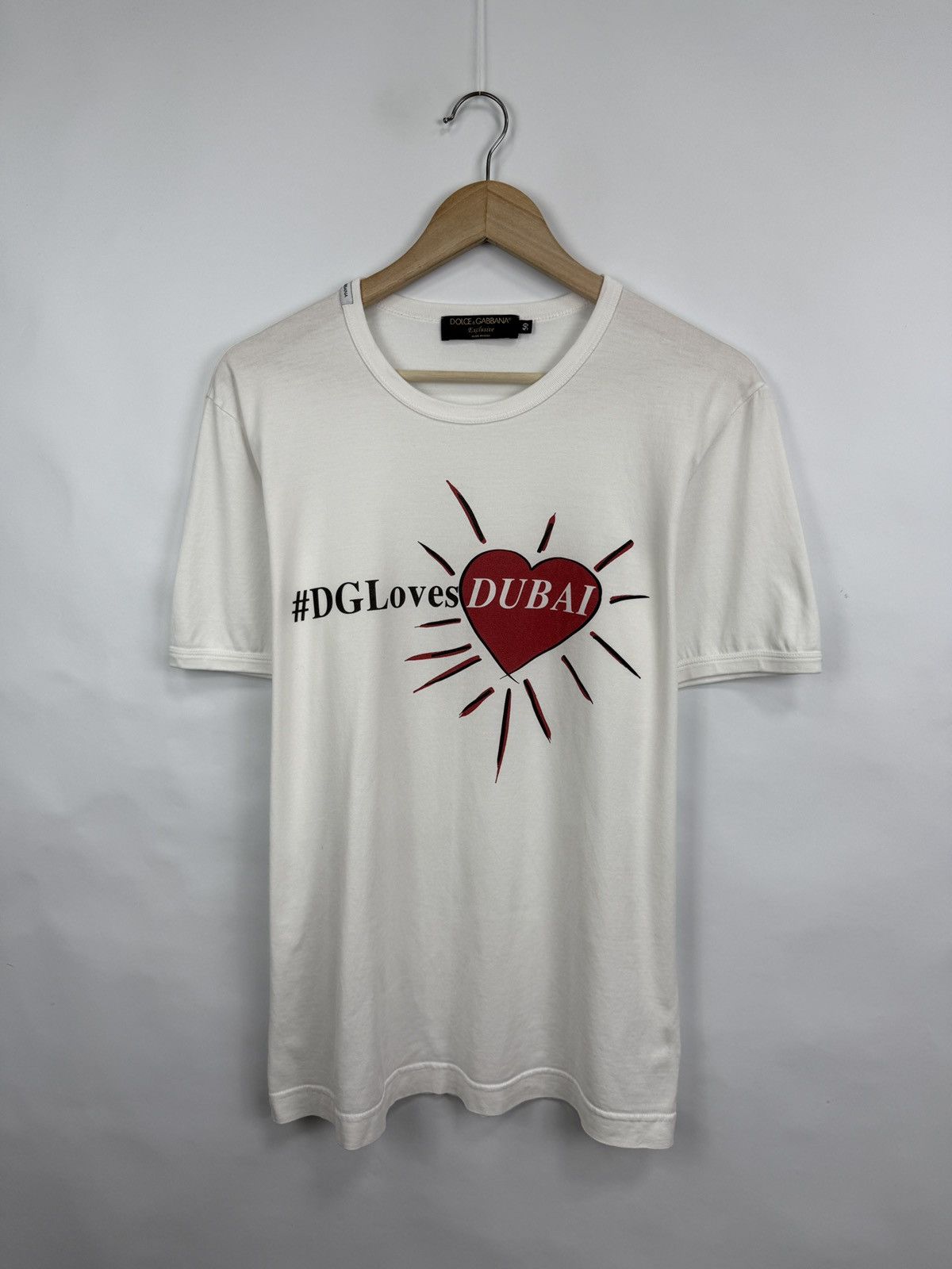 Dolce & Gabbana 🇮🇹 Y2K Dolce Gabbana Loves Dubai Exclusive T-Shirt Rare Retro Size US M / EU 48-50 / 2 - 3 Thumbnail