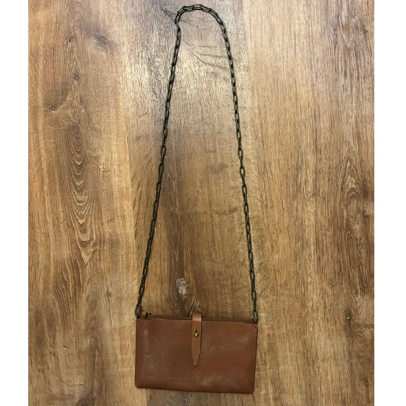 Madewell NWOT Madewell The Transport Accordion Leather Crossbody Size ONE SIZE - 8 Thumbnail
