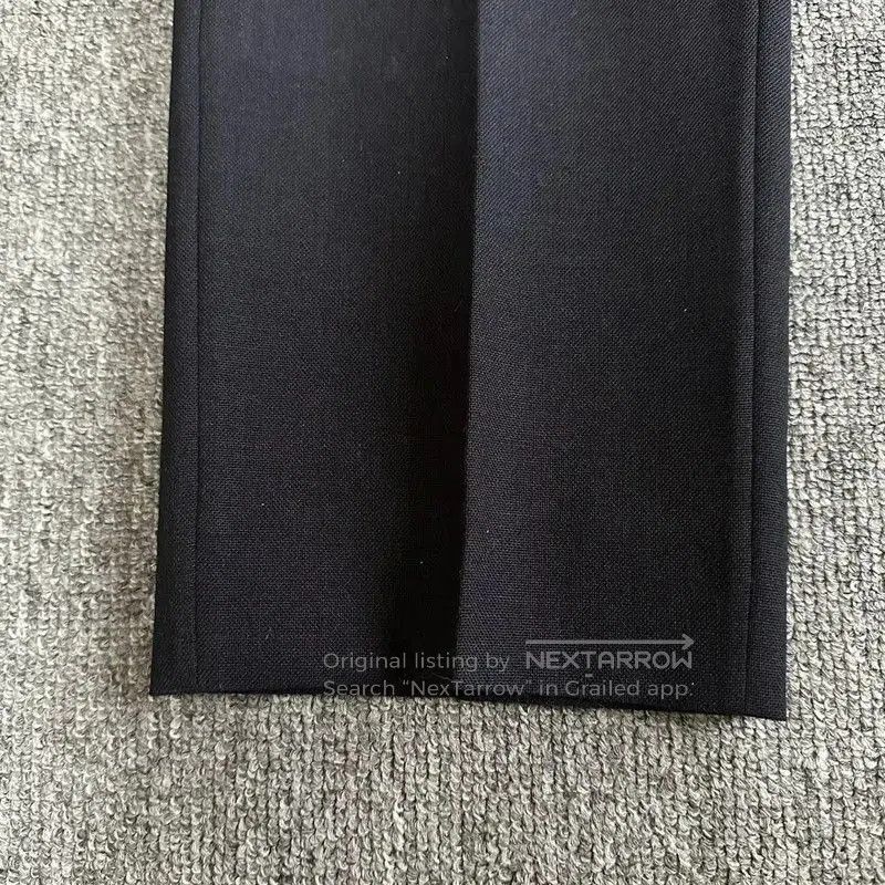 Thom Browne Thom Browne Navy Wool Casual Pants . Size US 38 / EU 54 - 2 Thumbnail