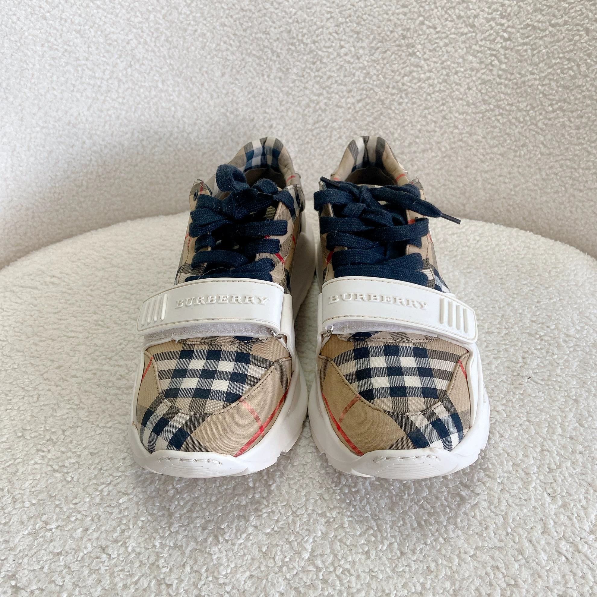 Burberry Burberry Horseferry Check Sneakers Size 38 4972 Size US 7.5 / IT 37.5 - 2 Thumbnail