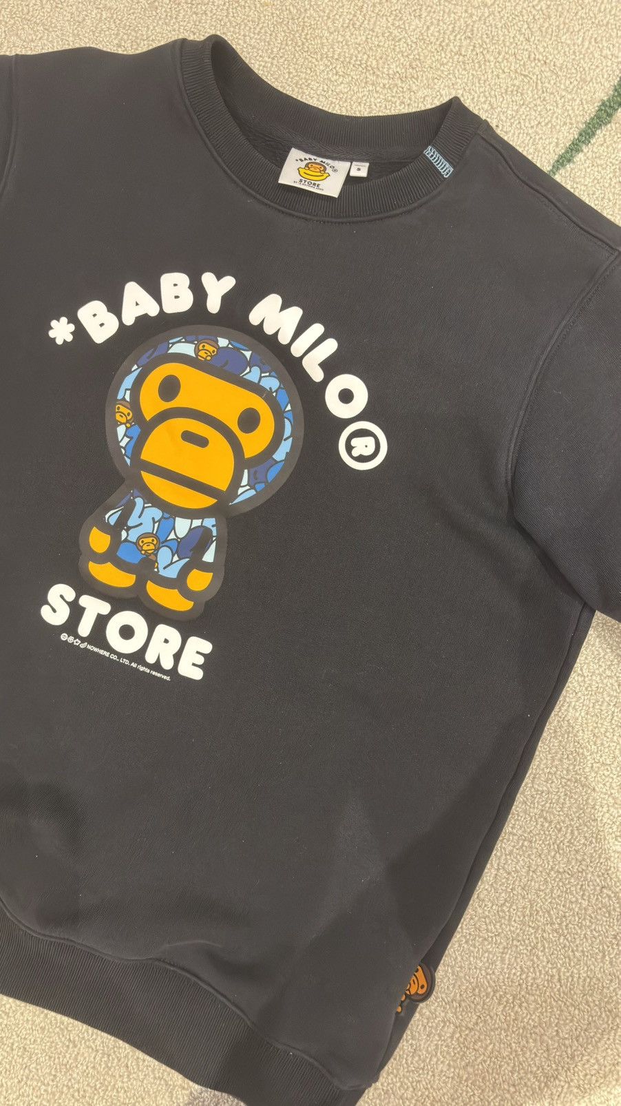 Bape Bape crewneck babymilo Size US S / EU 44-46 / 1 - 2 Thumbnail