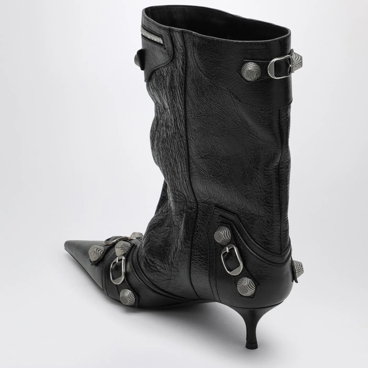 Balenciaga o1d2blof0426 Cagole Ankle Boots in Black Size US 6.5 / IT 36.5 - 4 Thumbnail