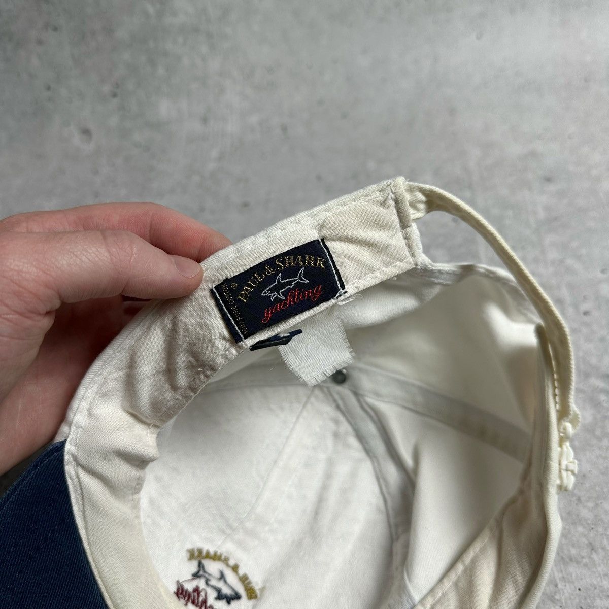 Paul & Shark × Vintage Paul & Shark Yachting Zipback Vintage Cap Size ONE SIZE - 6 Thumbnail
