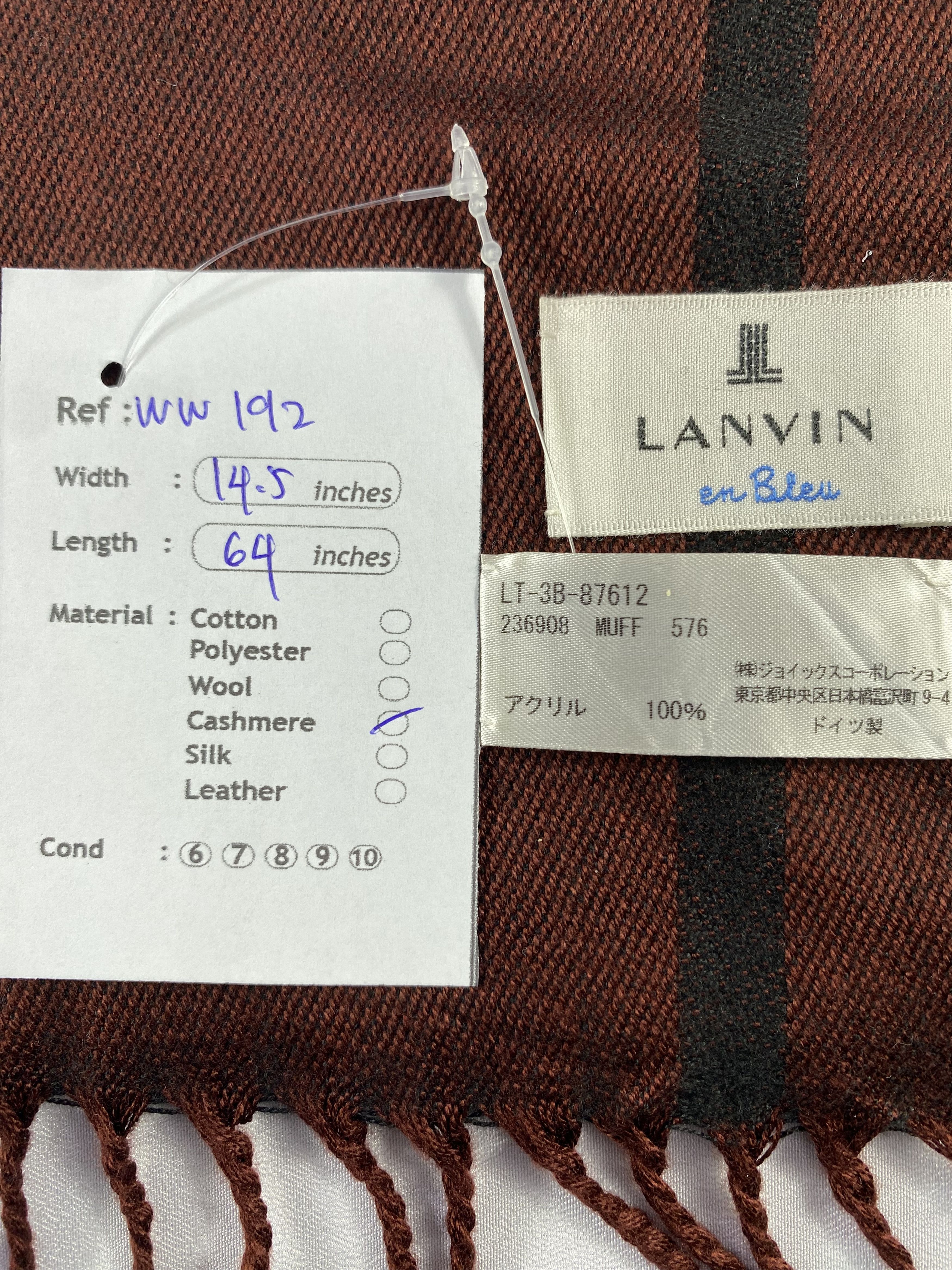 Lanvin Lanvin Scarf / Muffler / Neckwear - WW192 Size ONE SIZE - 5 Thumbnail
