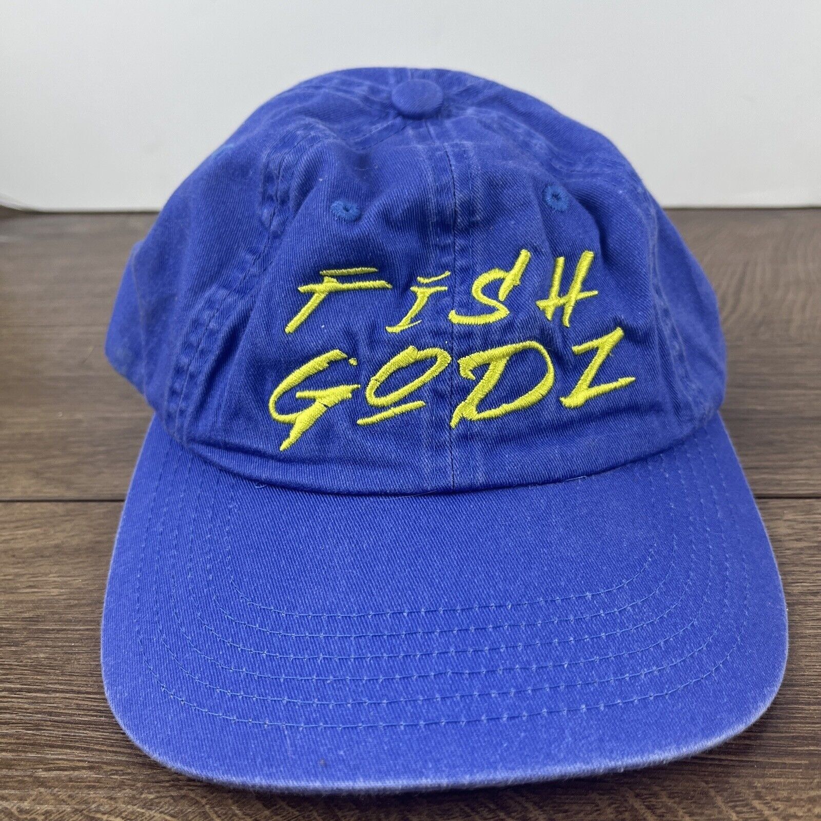 Other Fish Godz Hat Blue Hat Adjustable Adult Size Blue Hat Cap Size ONE SIZE - 4 Thumbnail