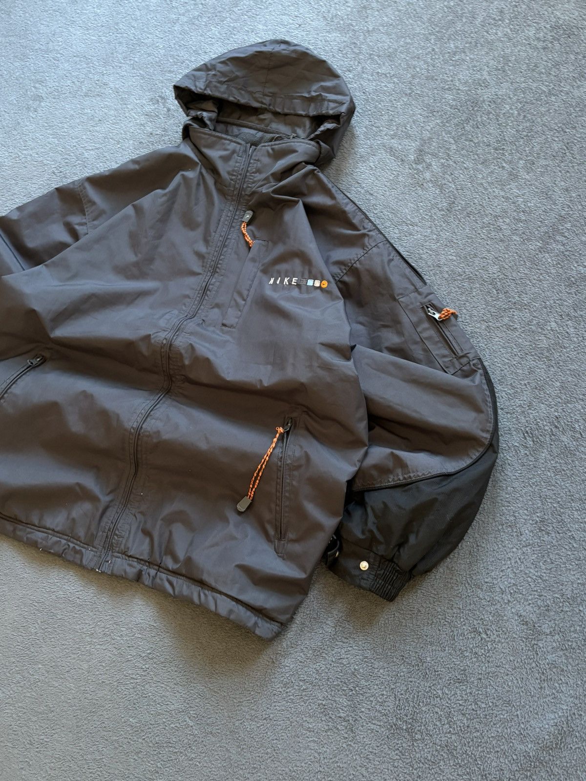 Nike 90s Nike Vintage Fleece Double Sided Big Logo Retro Jacket Size US L / EU 52-54 / 3 - 10 Thumbnail